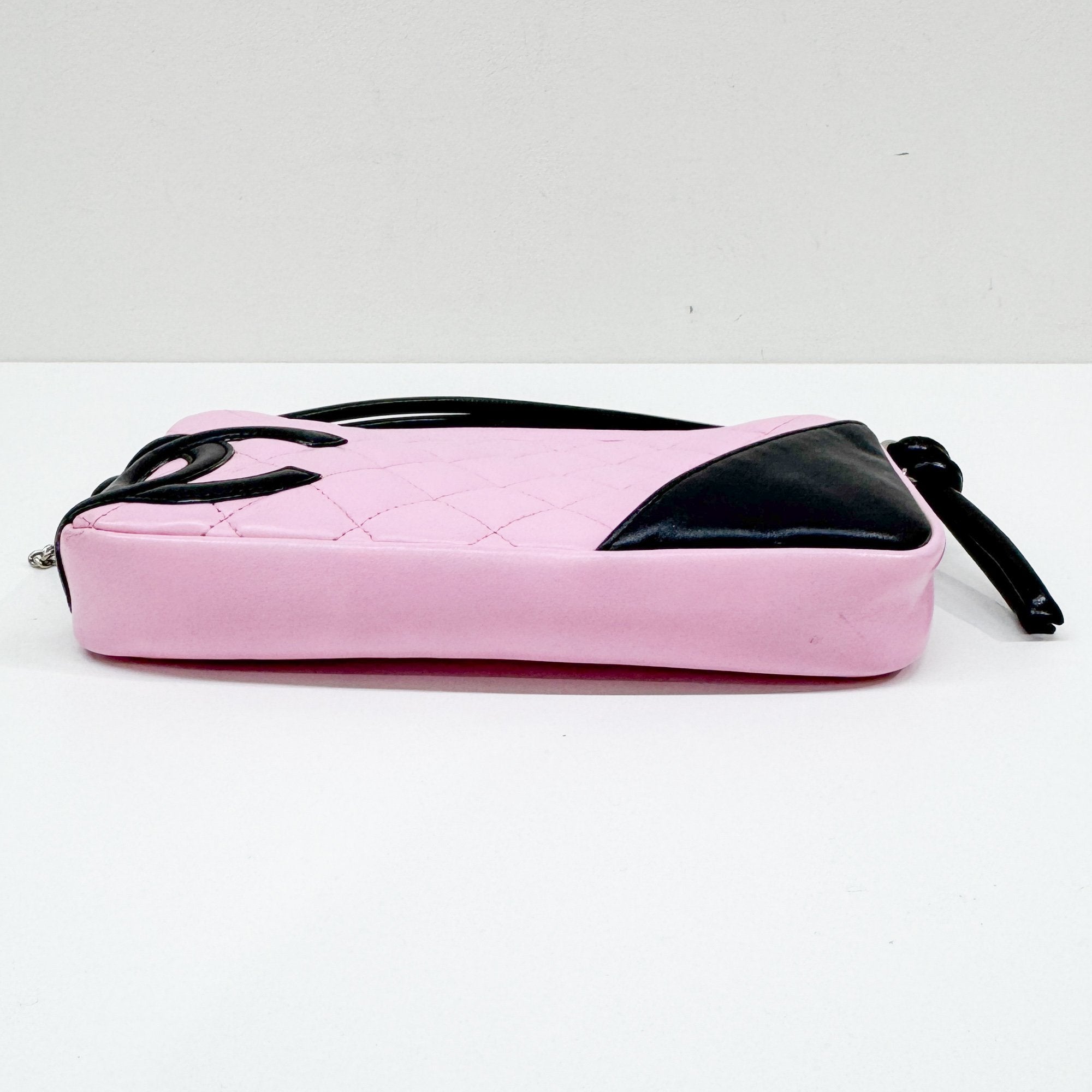 Cambon Pink Leather Shoulder Bag