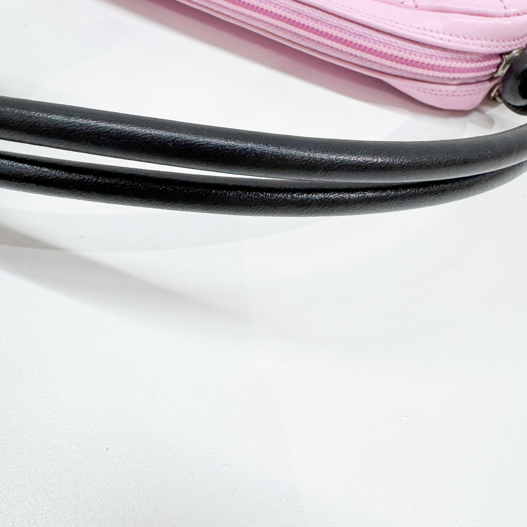 Cambon Pink Leather Shoulder Bag