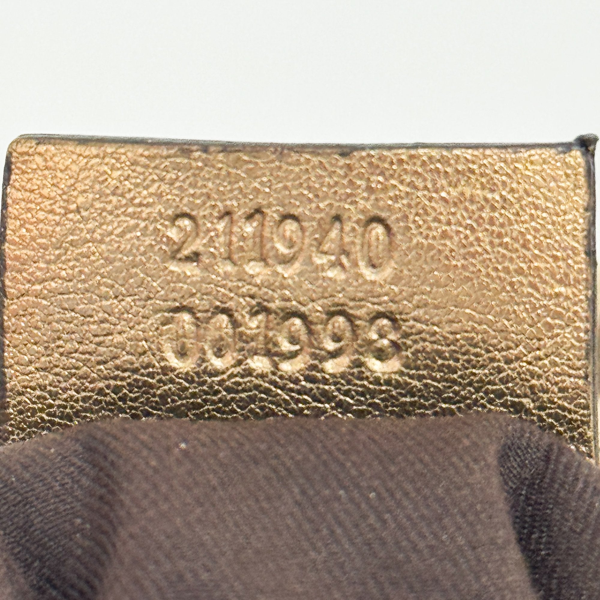 GG Fringe Brown Canvas Shoulder Bag