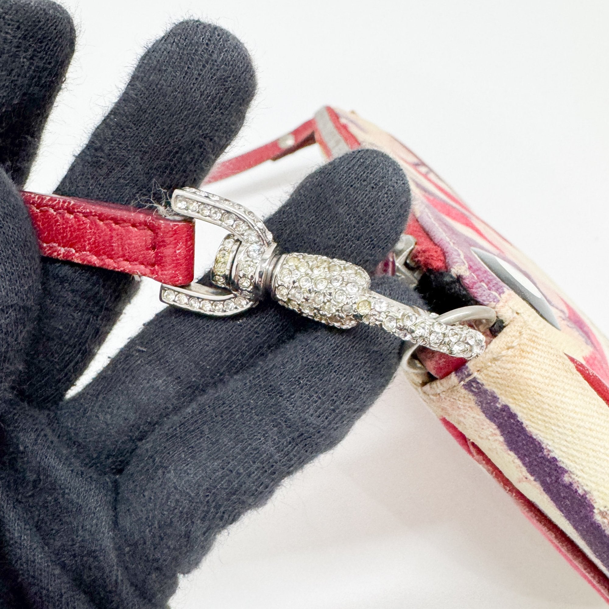 Mini Saddle Multi-Color Victim Canvas Shoulder Bag