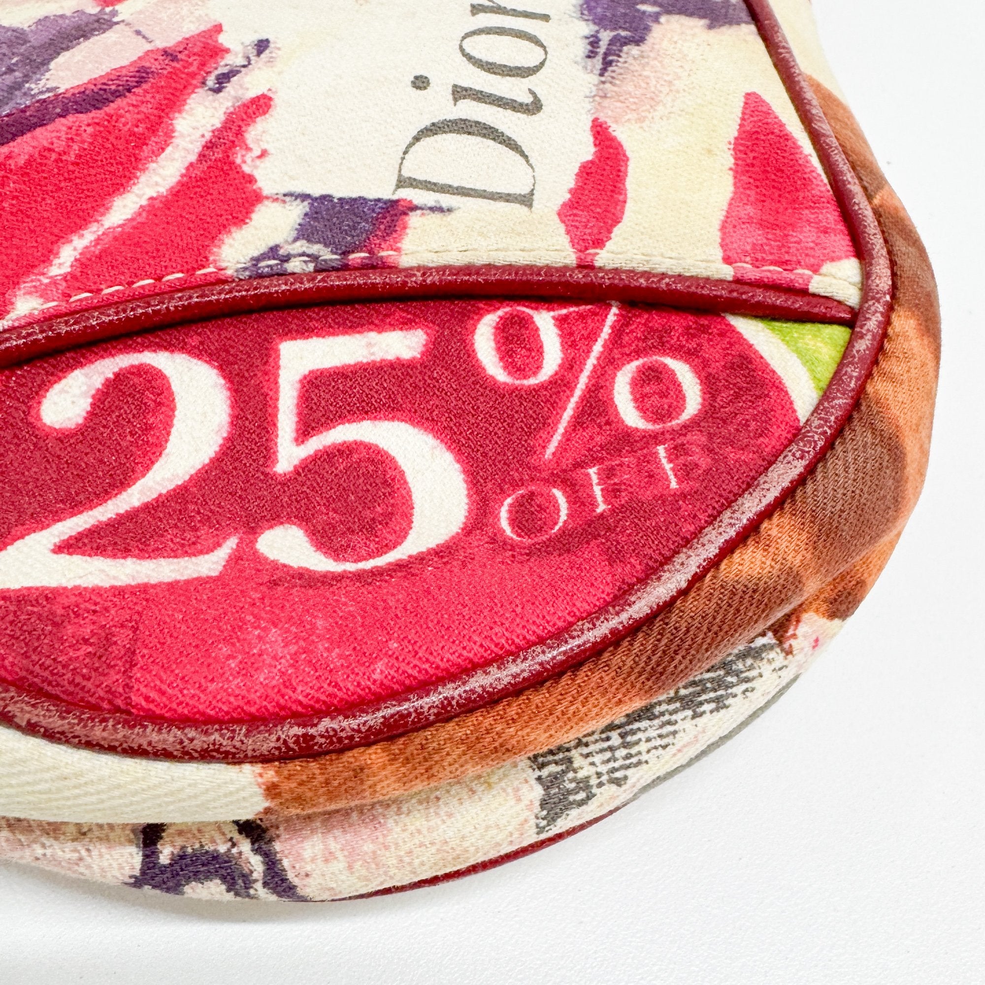 Mini Saddle Multi-Color Victim Canvas Shoulder Bag