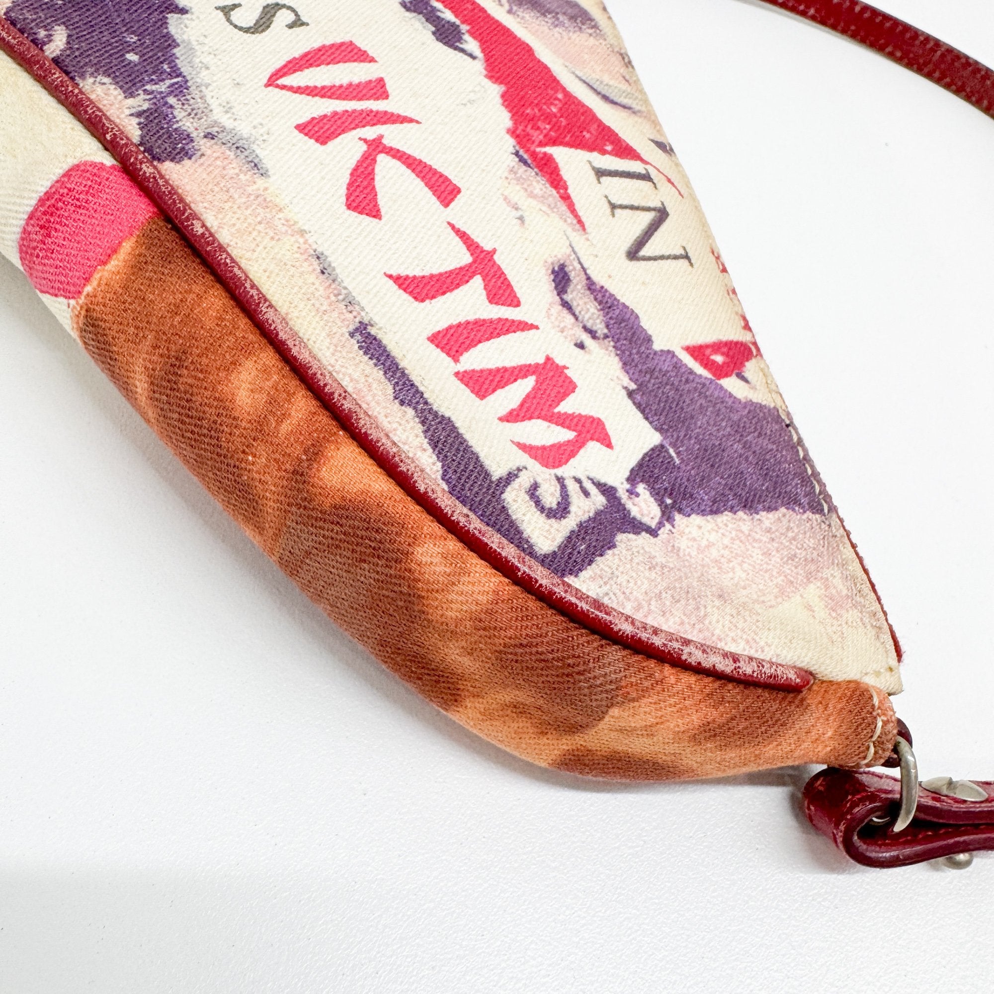 Mini Saddle Multi-Color Victim Canvas Shoulder Bag