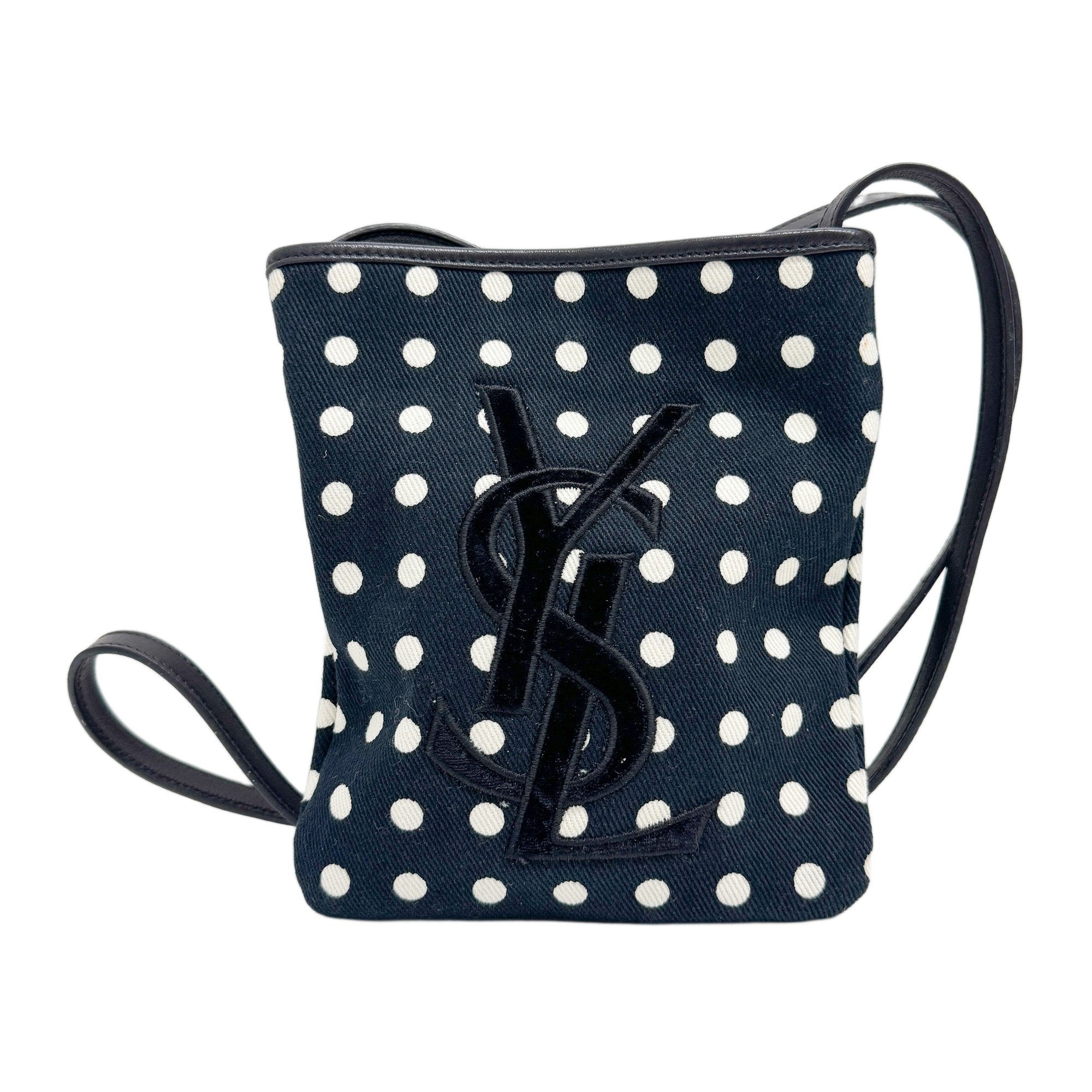 Black Canvas Shoulder Bag