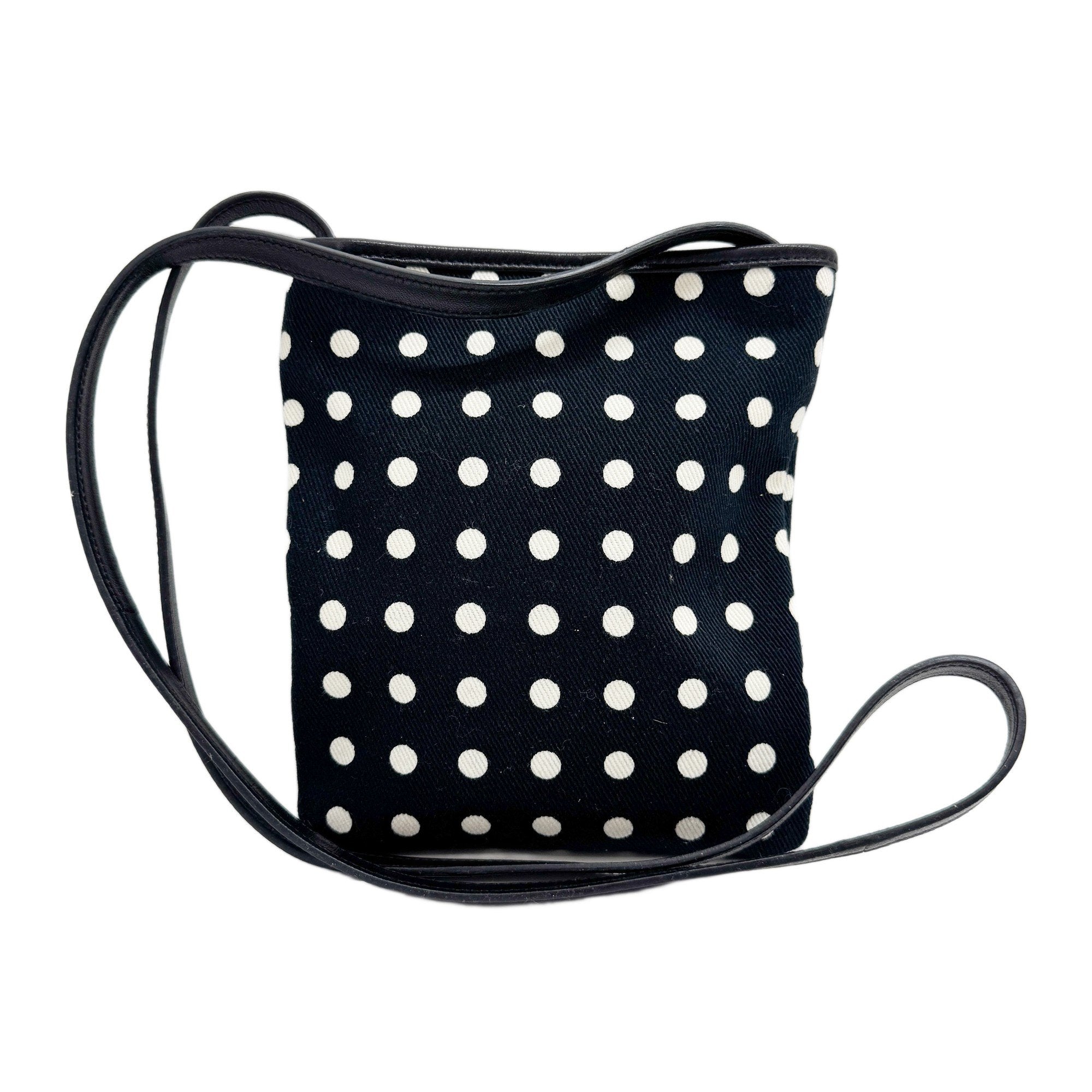 Black Canvas Shoulder Bag