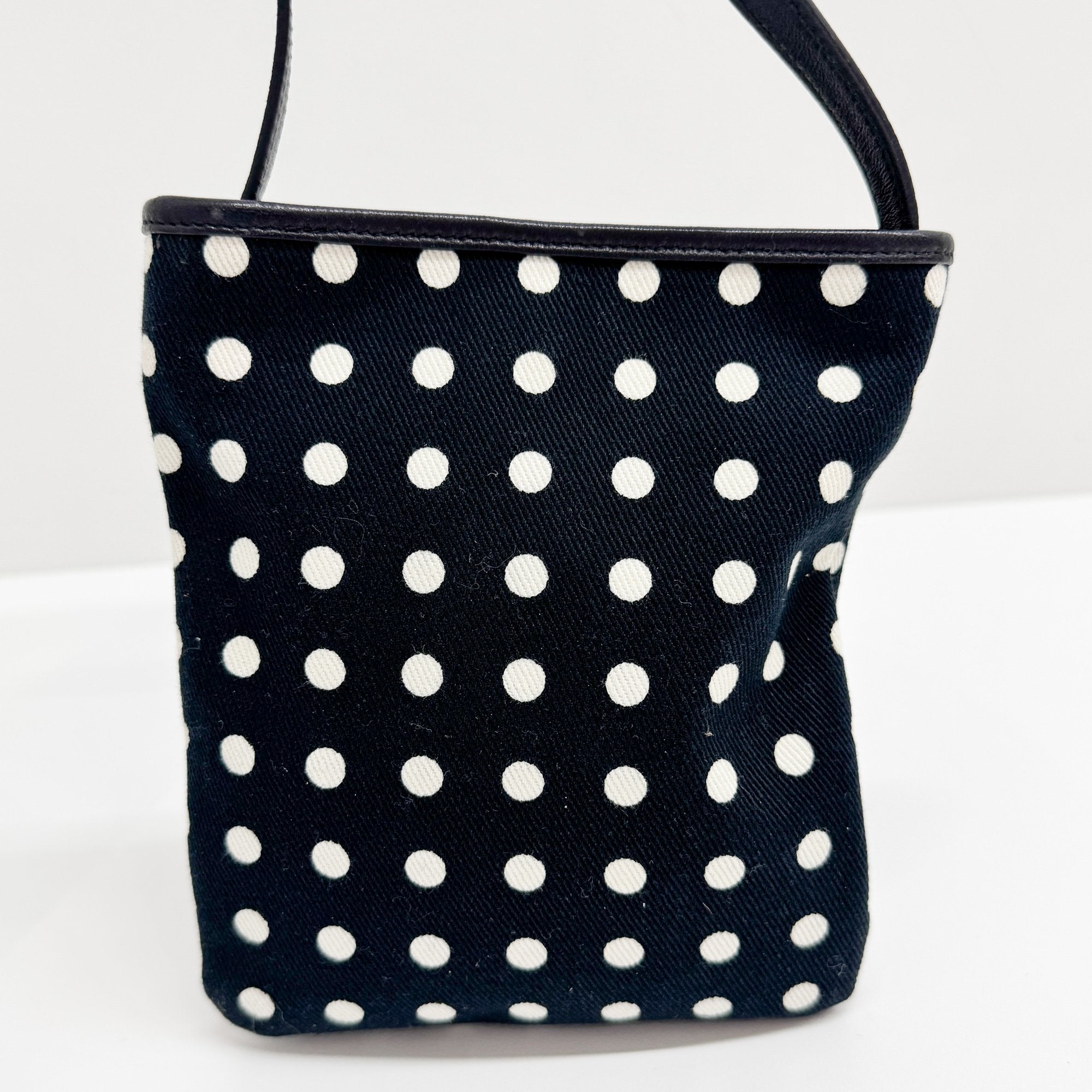 Black Canvas Shoulder Bag