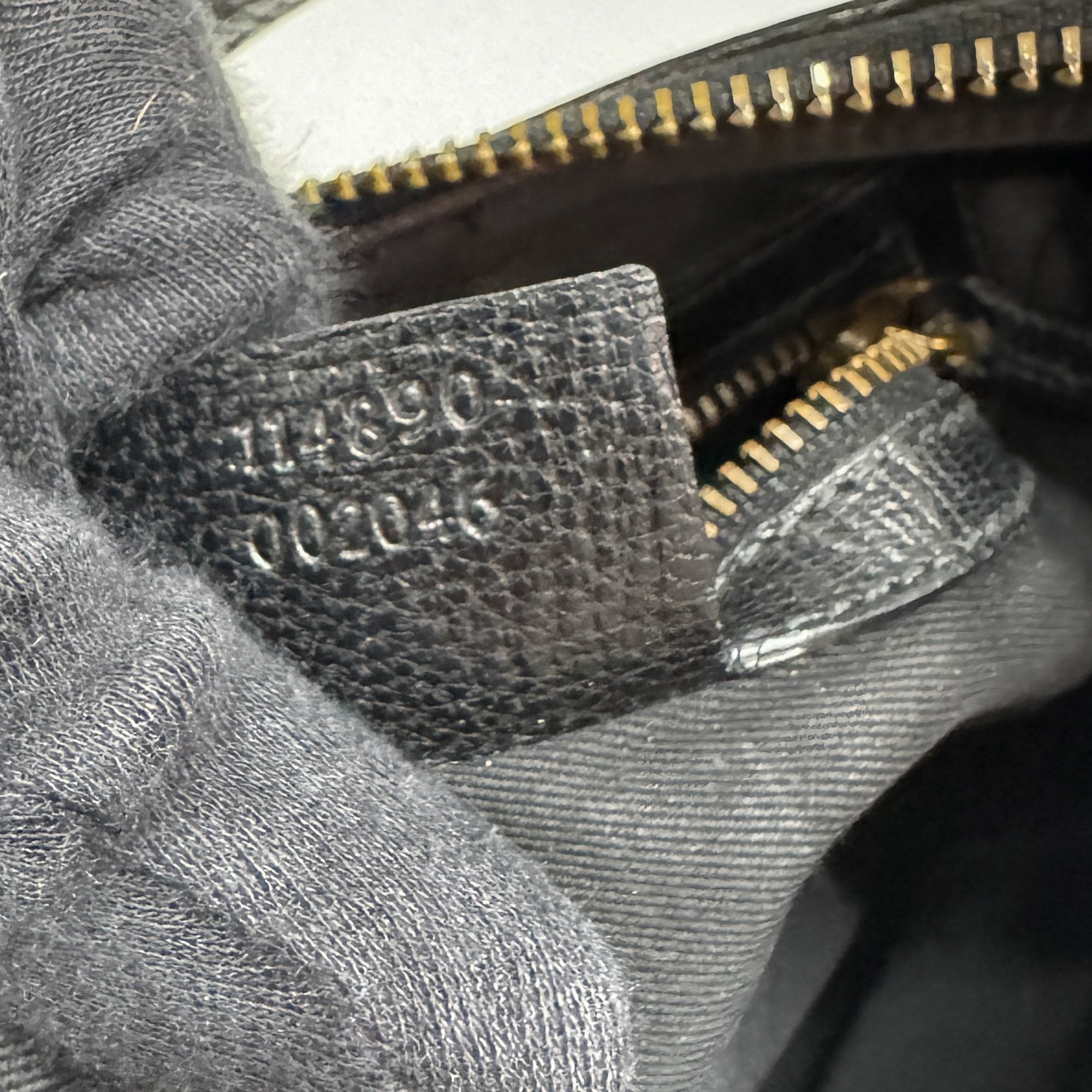 Horsebit Black Leather Shoulder Bag