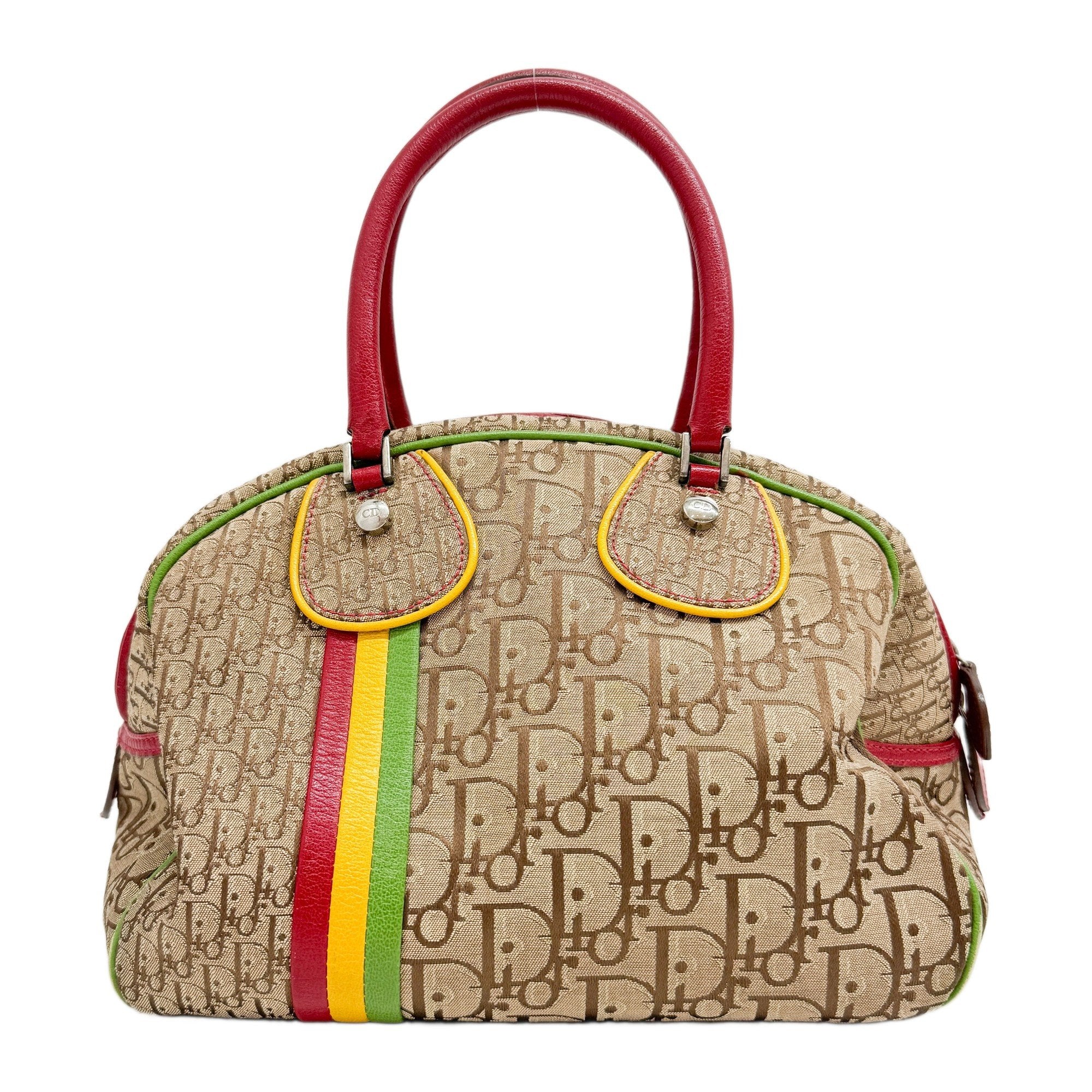 Rasta Trotter Brown Canvas Handbag