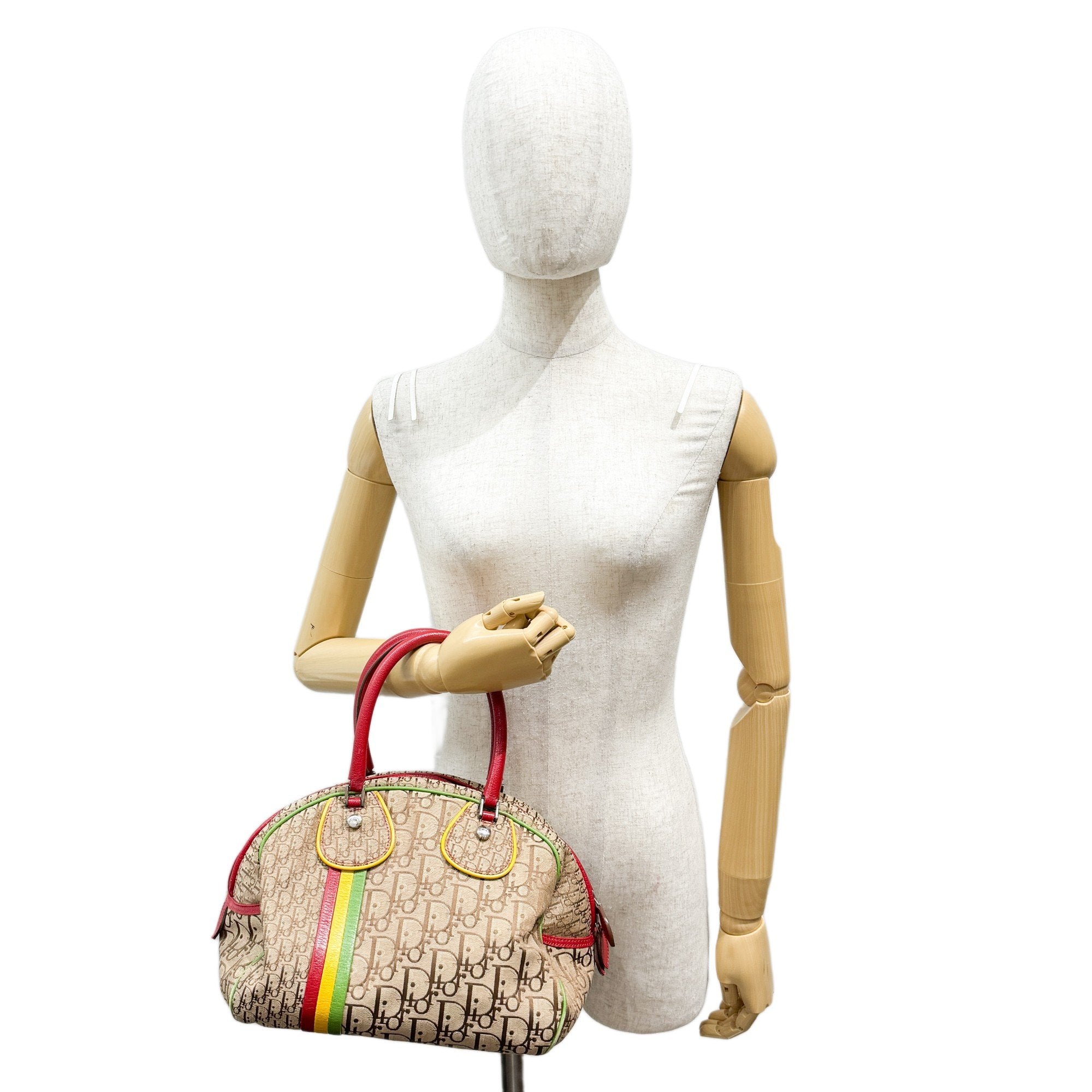 Rasta Trotter Brown Canvas Handbag