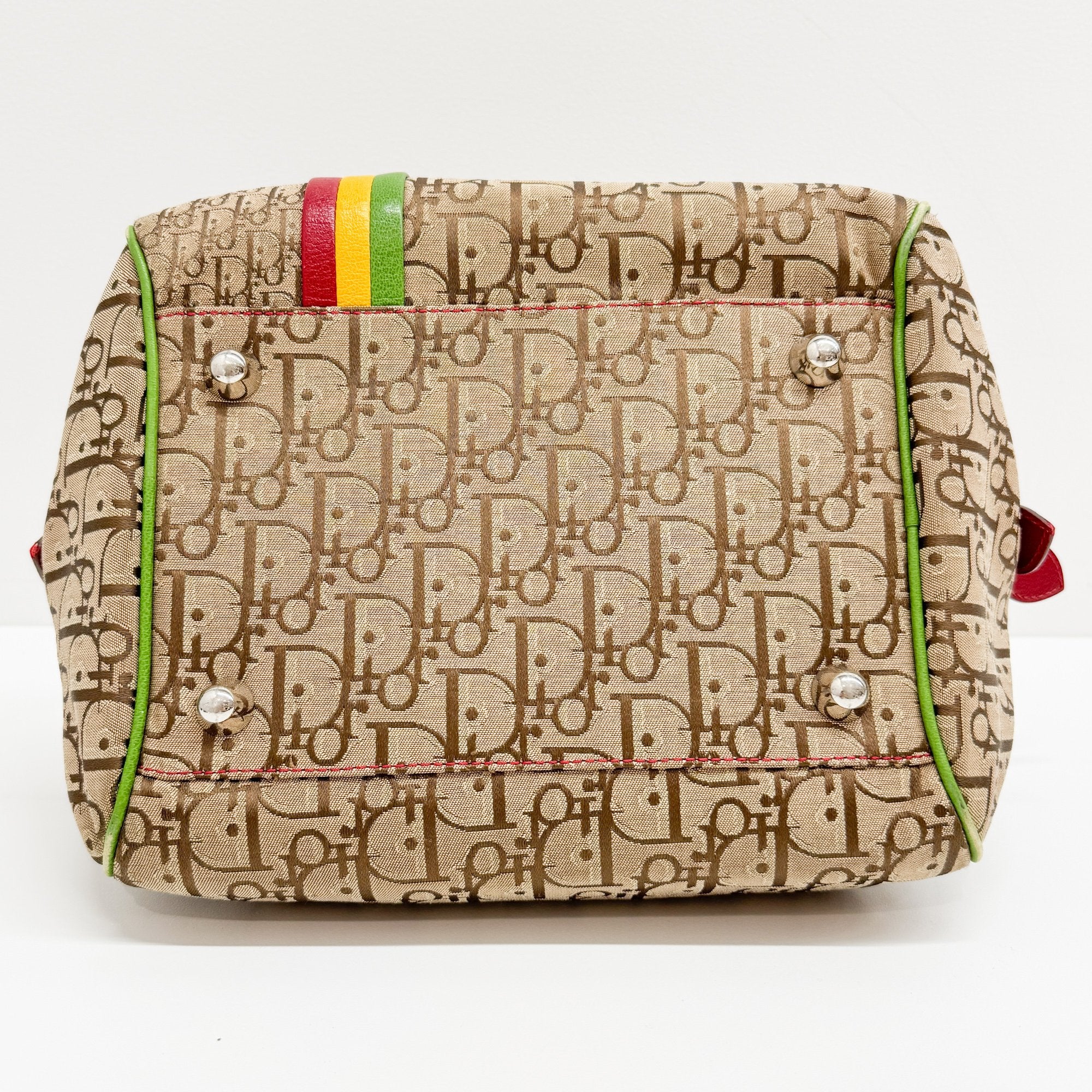 Rasta Trotter Brown Canvas Handbag