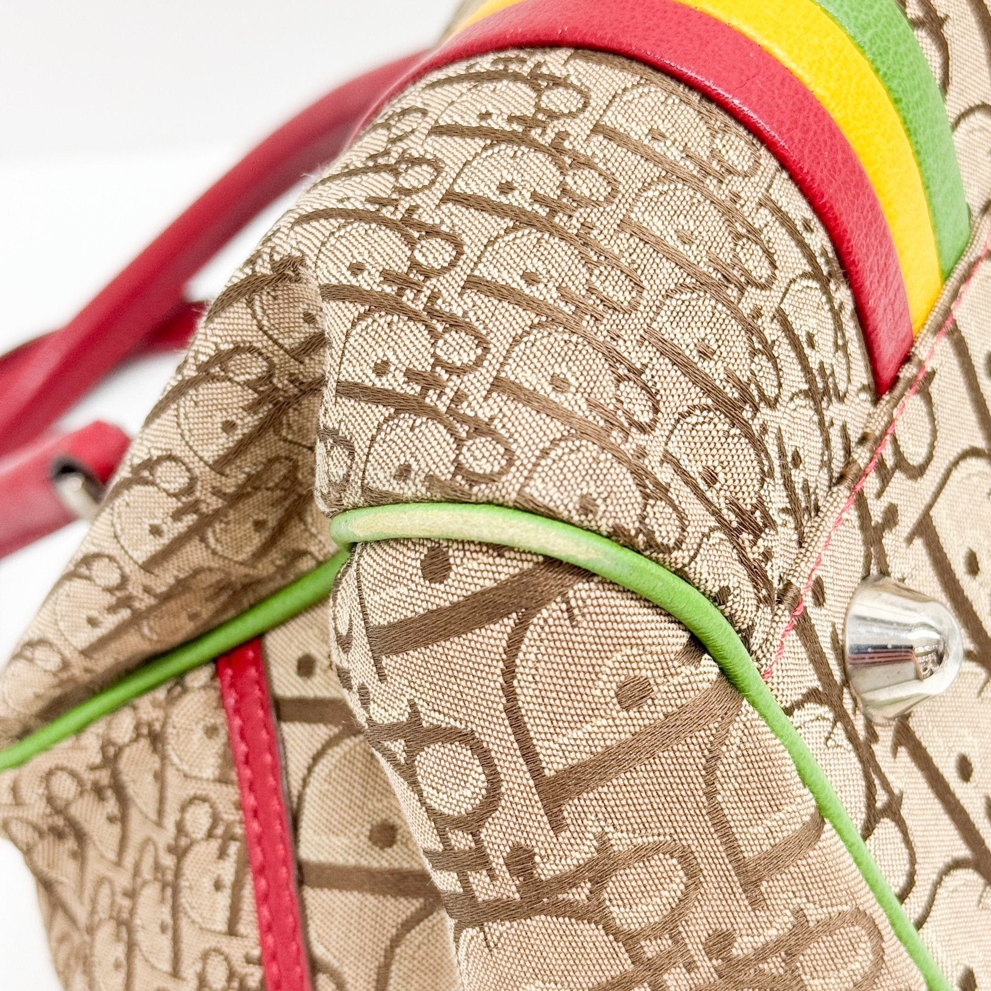 Rasta Trotter Brown Canvas Handbag