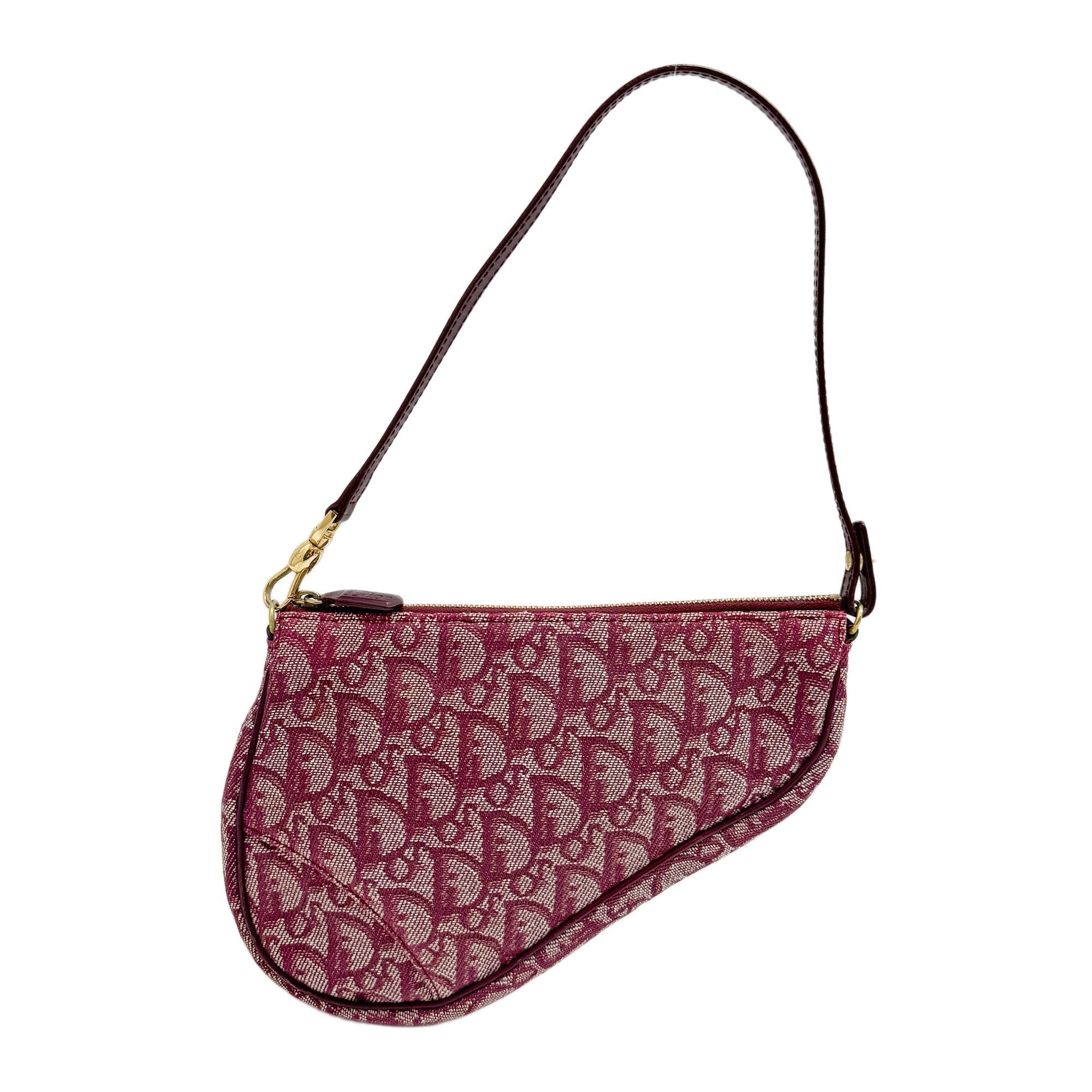 Saddle Red Trotter Canvas Shoulder Bag