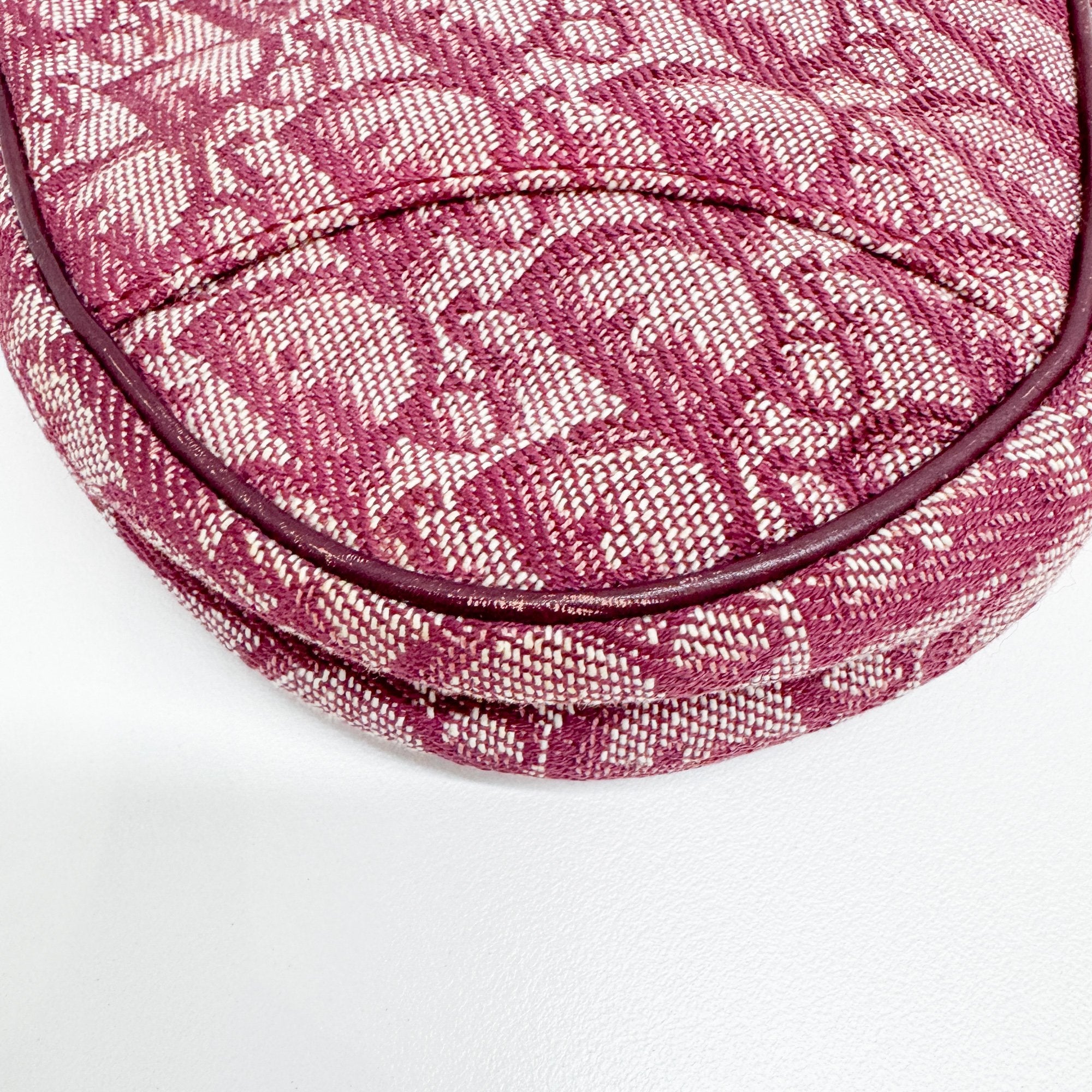 Saddle Red Trotter Canvas Shoulder Bag