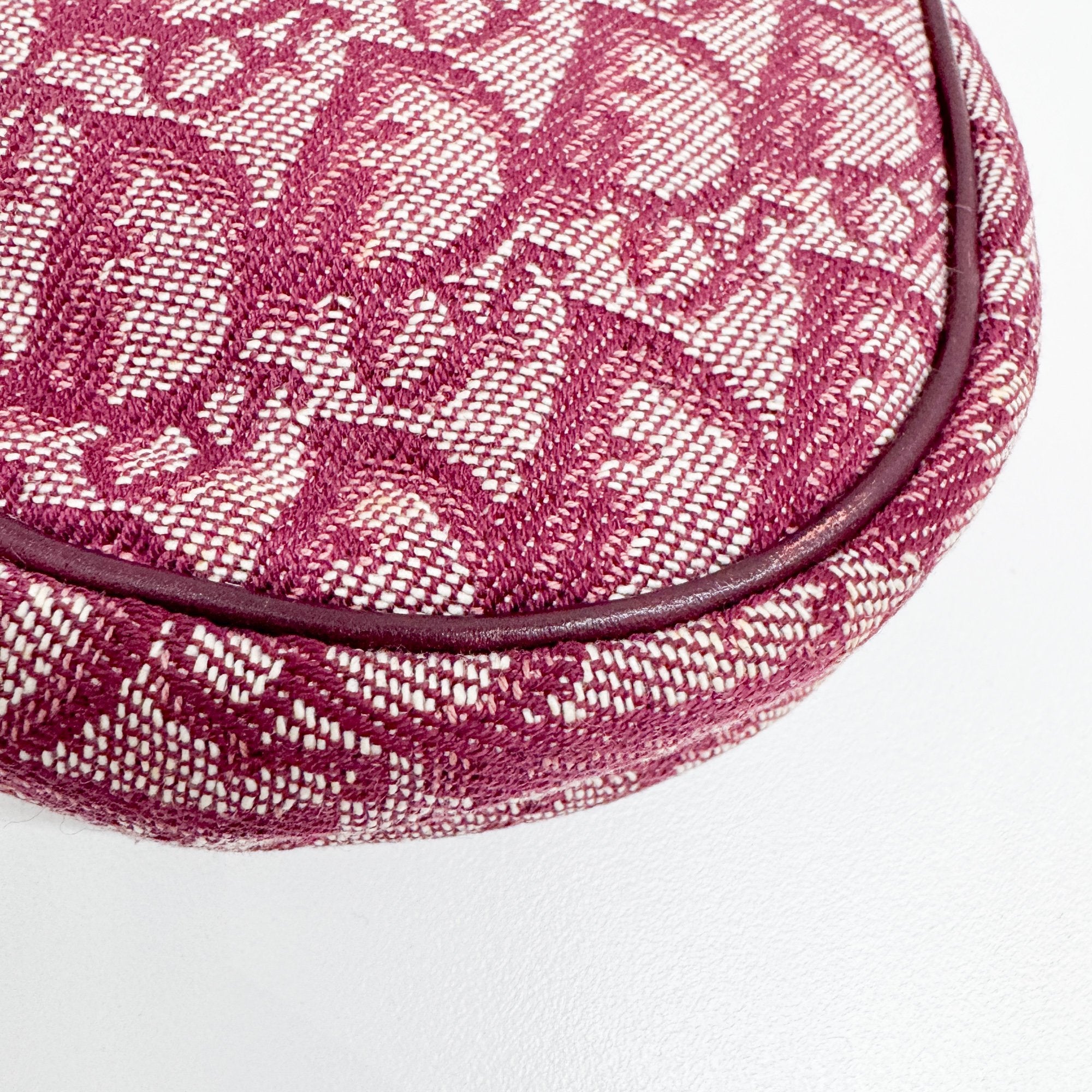 Saddle Red Trotter Canvas Shoulder Bag