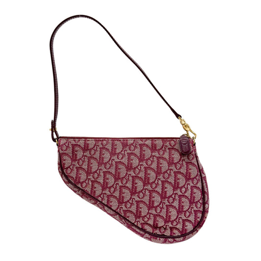 Saddle Red Trotter Canvas Shoulder Bag