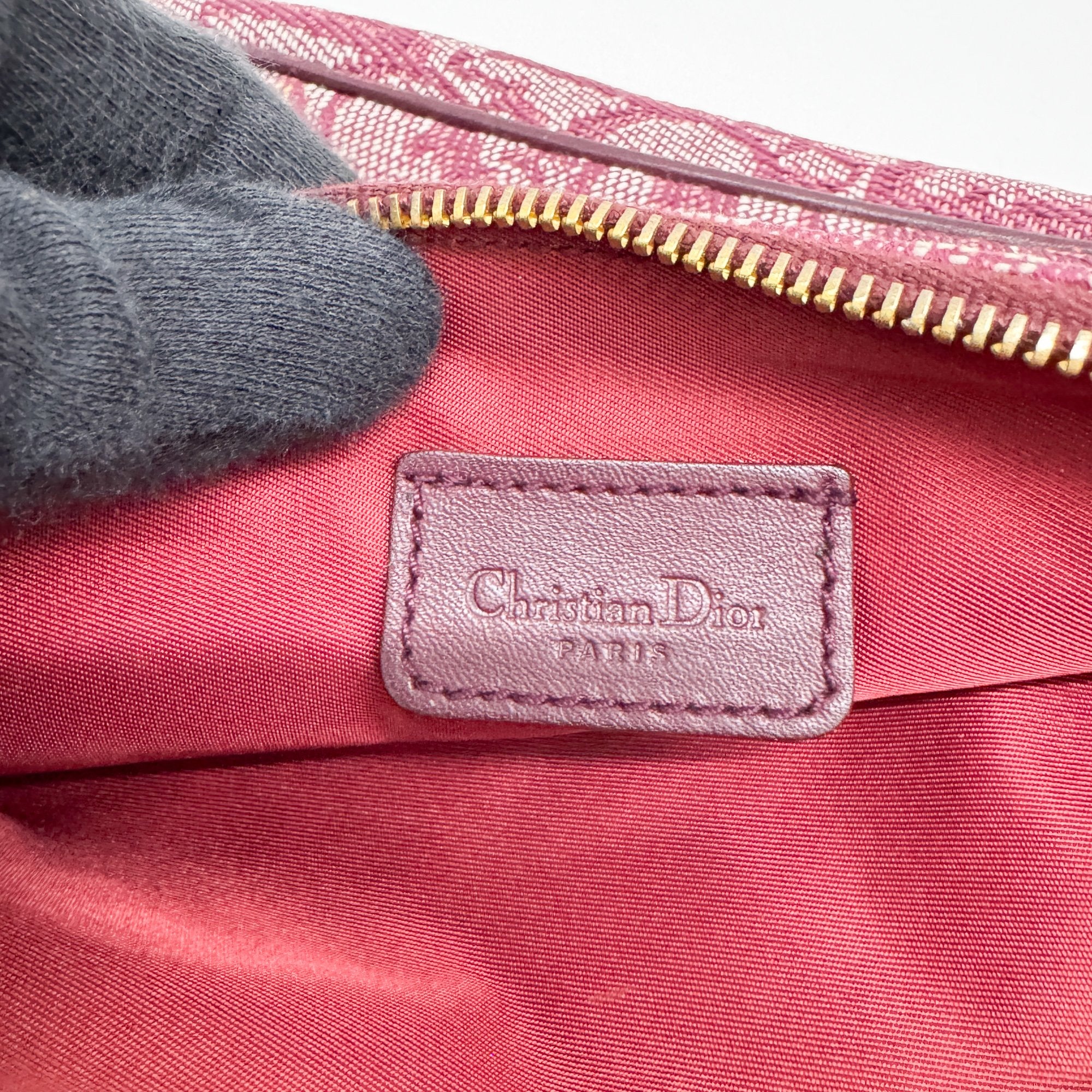 Saddle Red Trotter Canvas Shoulder Bag