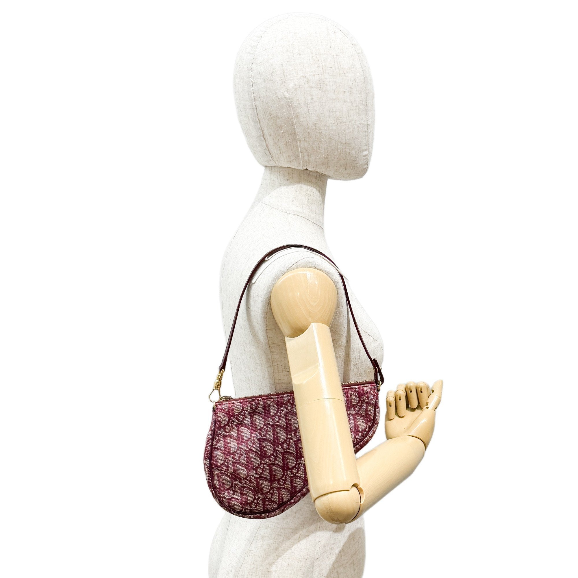 Saddle Red Trotter Canvas Shoulder Bag