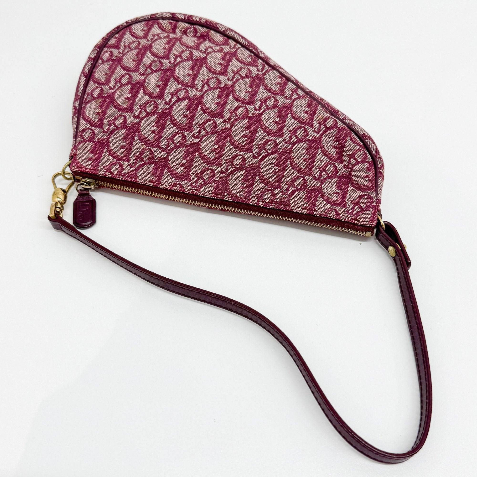 Saddle Red Trotter Canvas Shoulder Bag