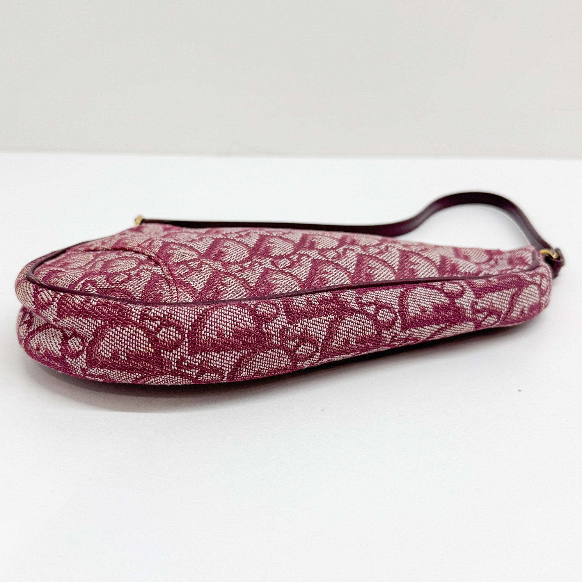 Saddle Red Trotter Canvas Shoulder Bag