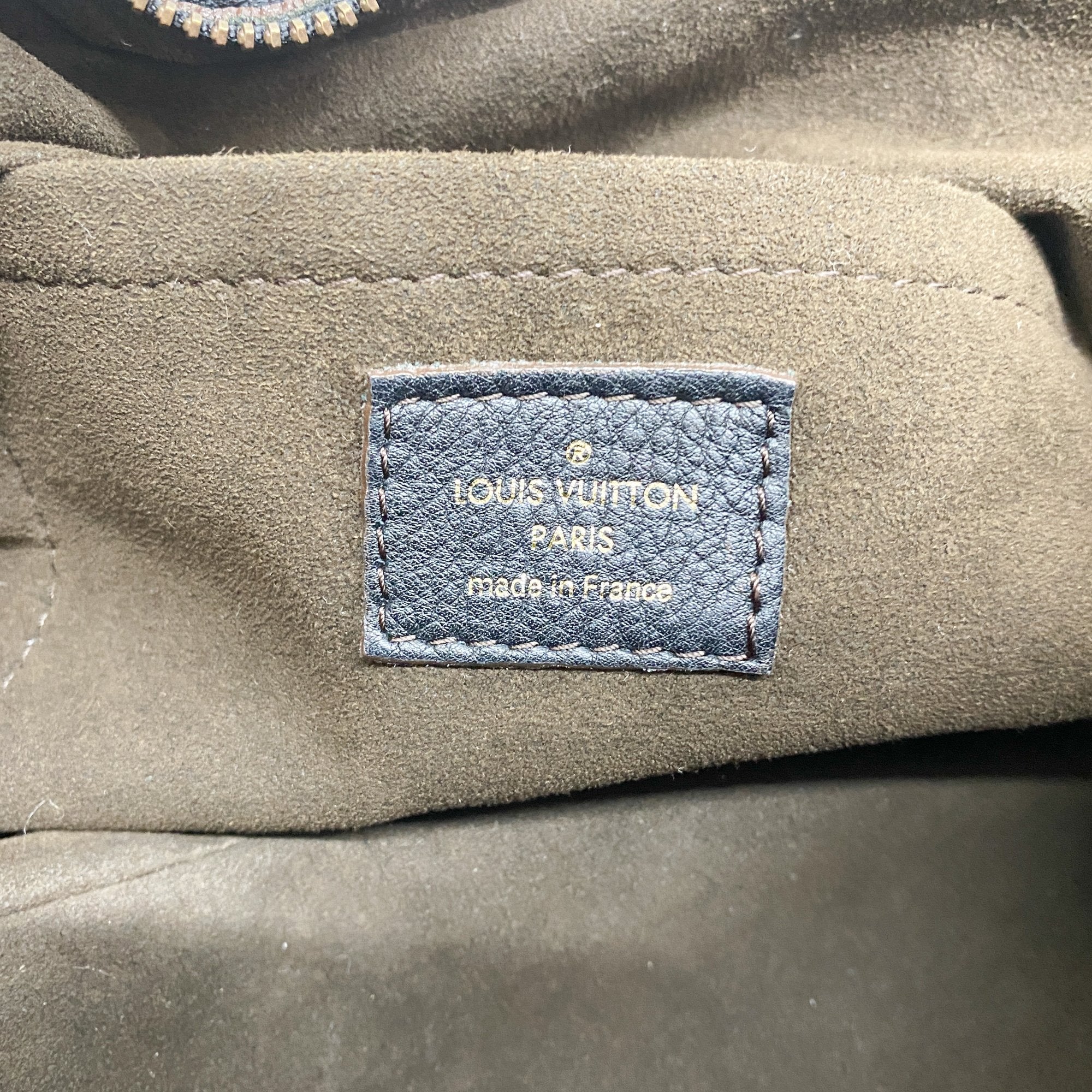 Mahina XS Black Monogram Canvas Shoulder Bag