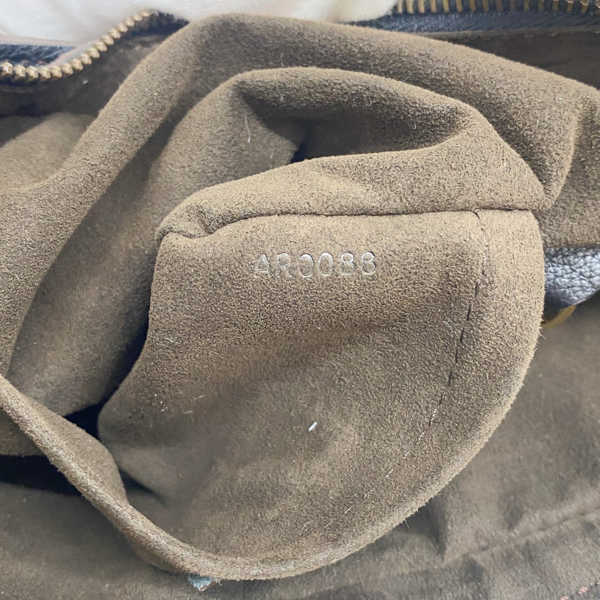 Mahina XS Black Monogram Canvas Shoulder Bag