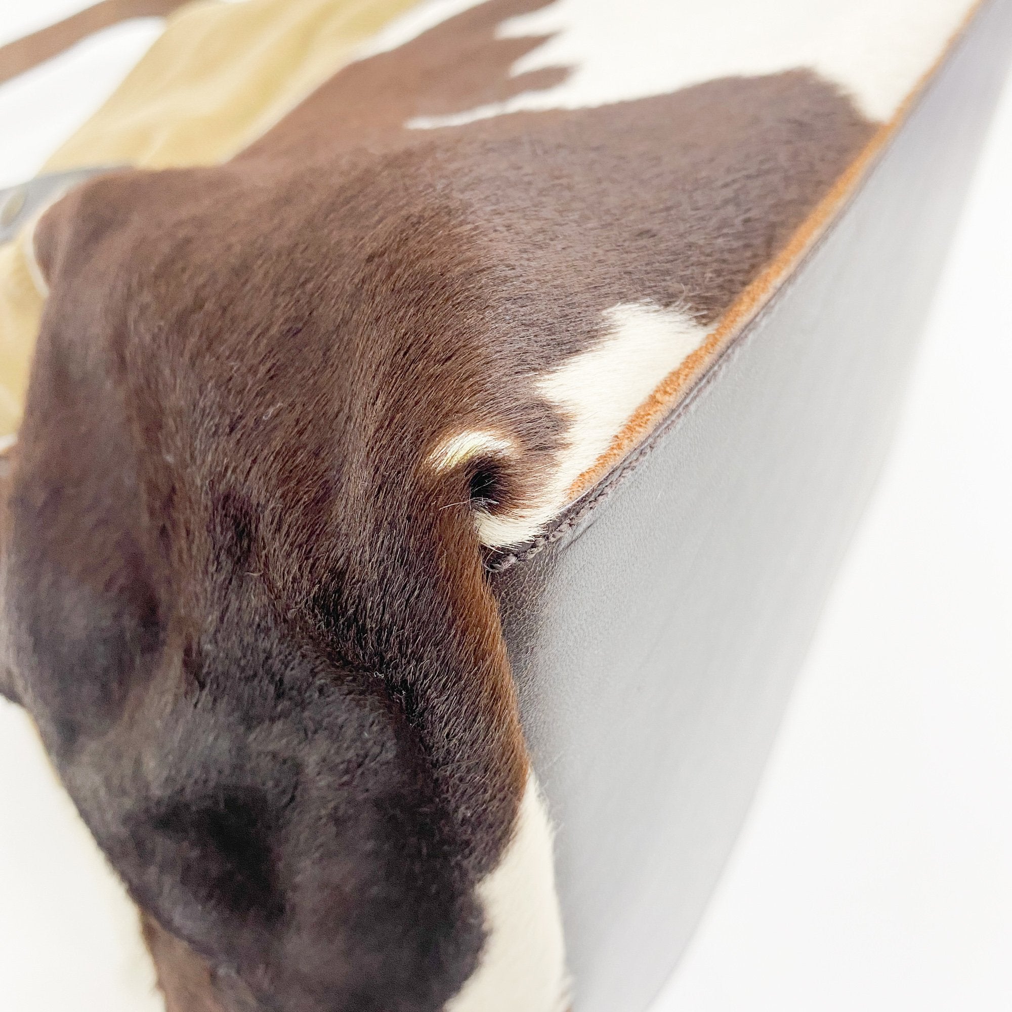 Archive Brown Cow Print Pony Hair Tote Bag