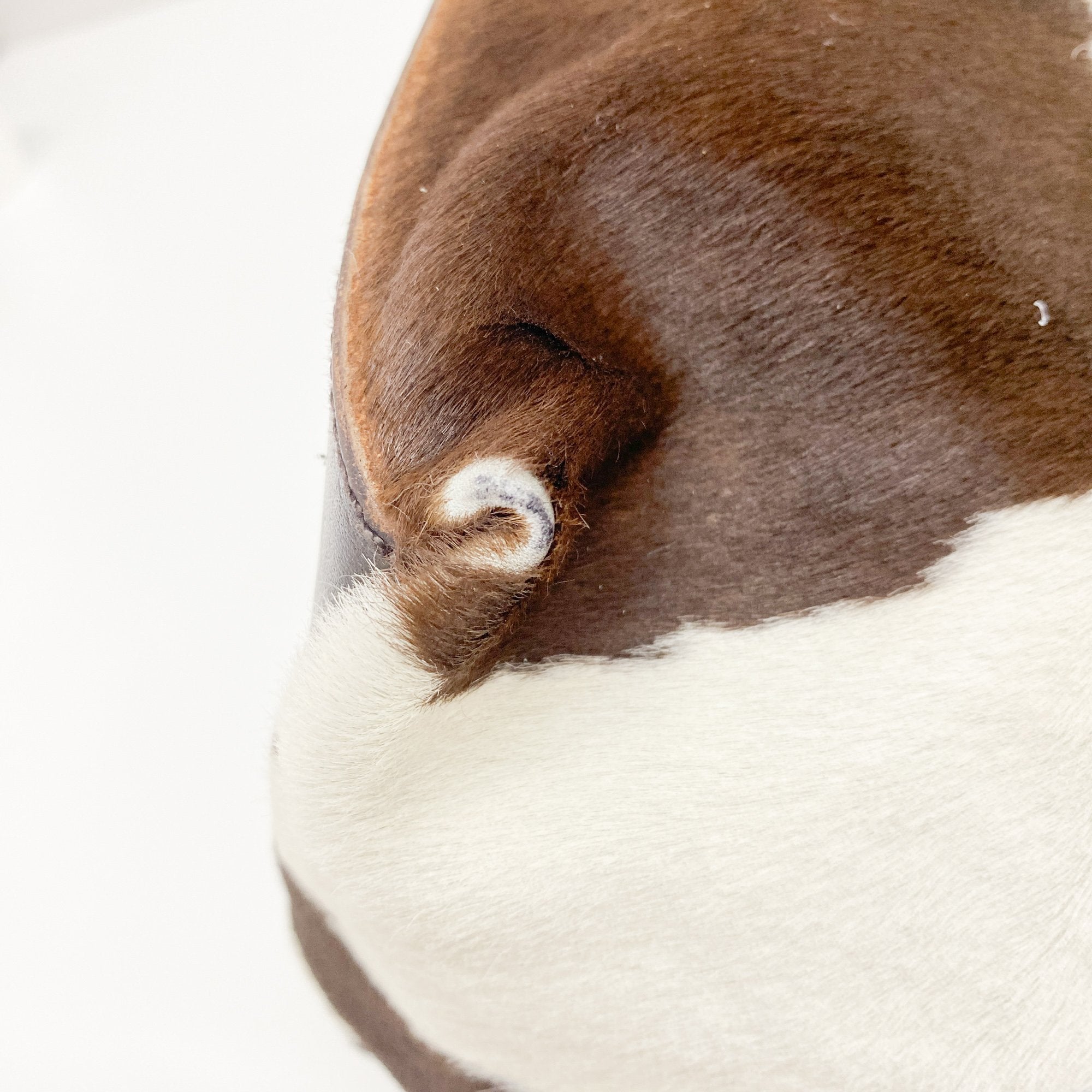 Archive Brown Cow Print Pony Hair Tote Bag