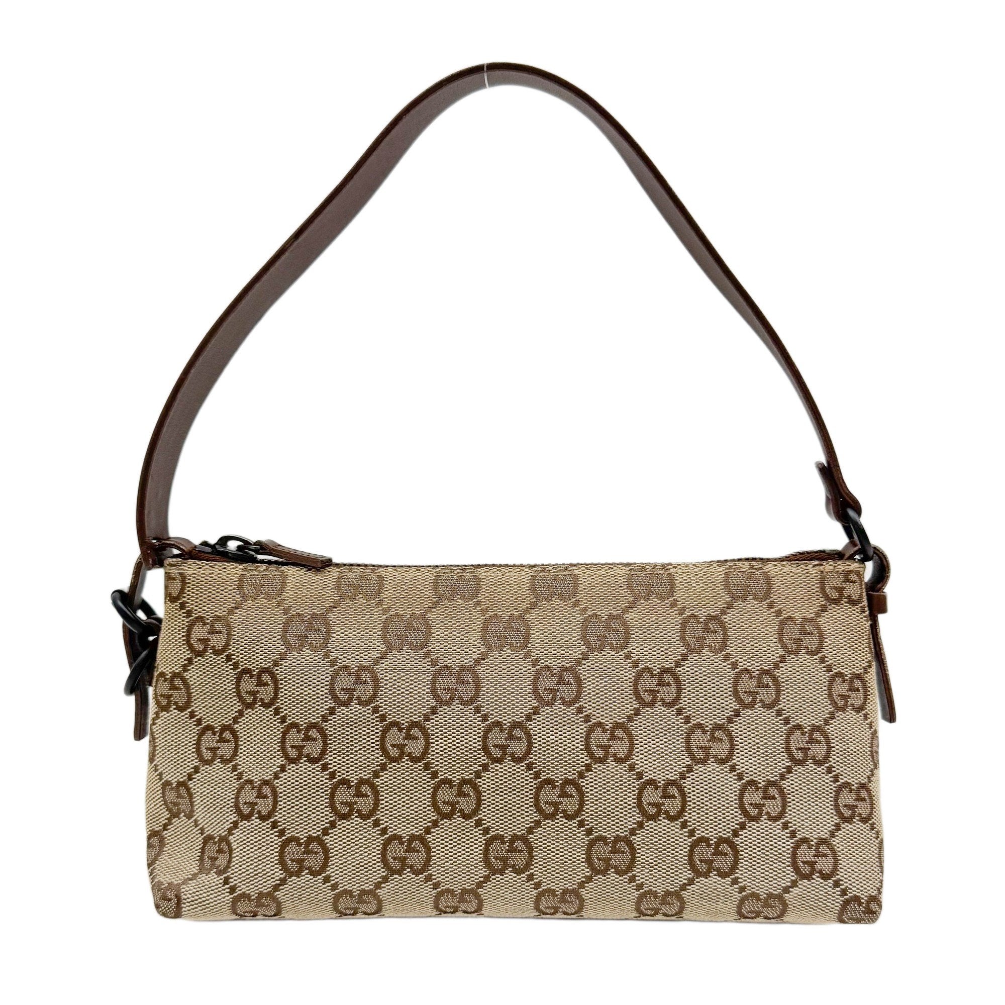 Brown GG Canvas Accessory Pouch