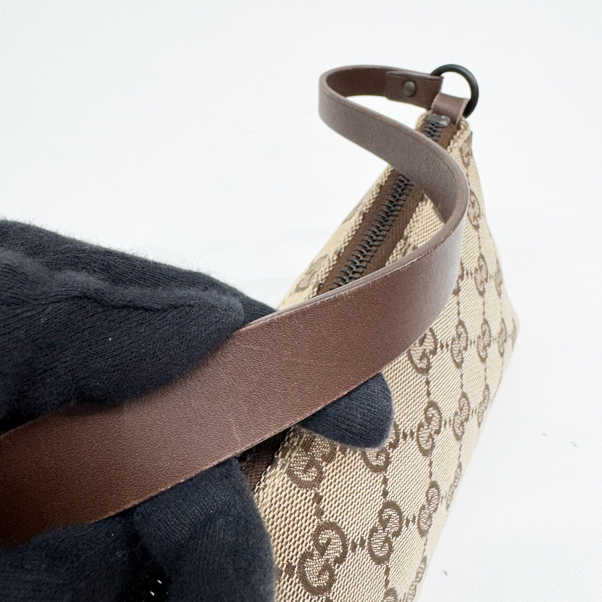 Brown GG Canvas Accessory Pouch