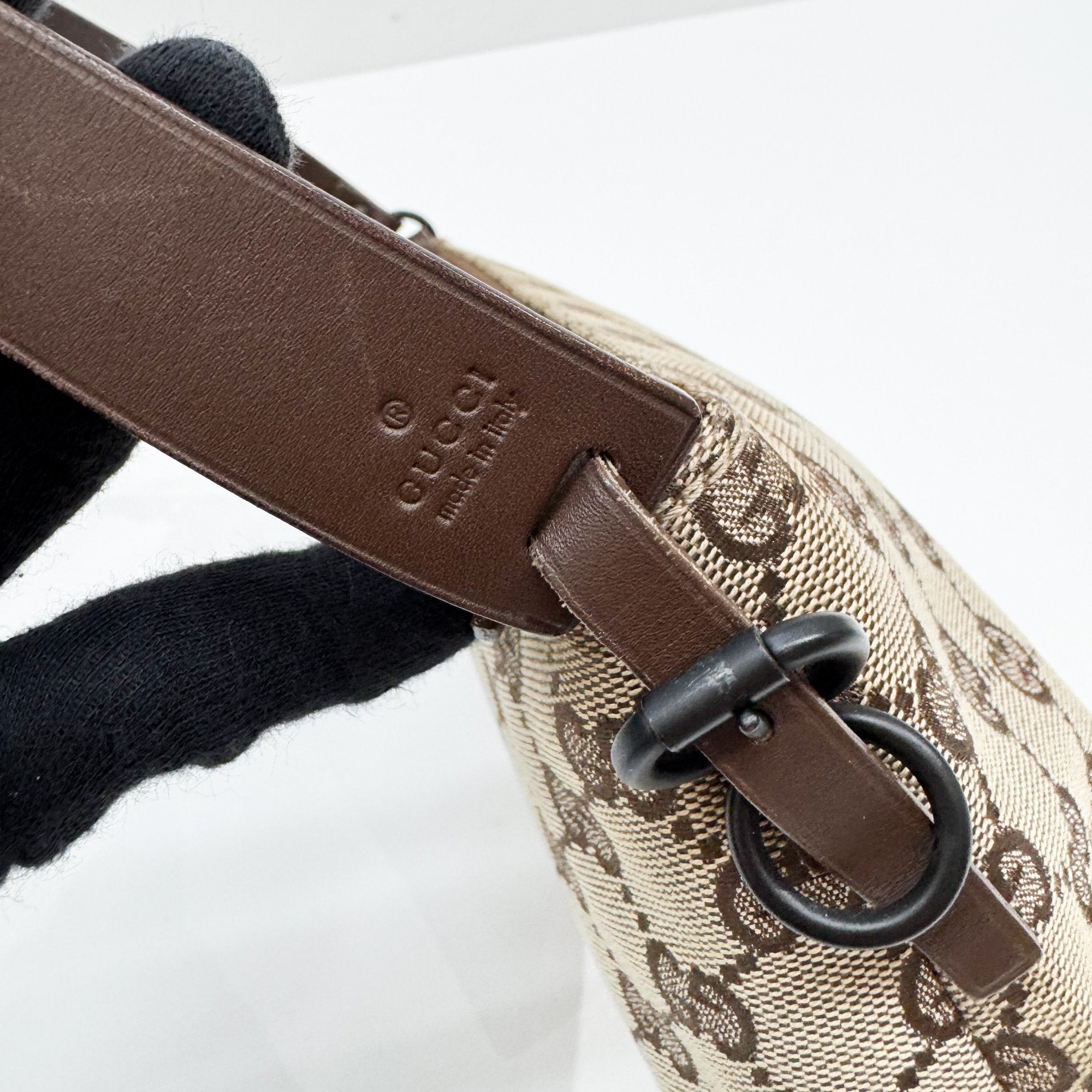 Brown GG Canvas Accessory Pouch