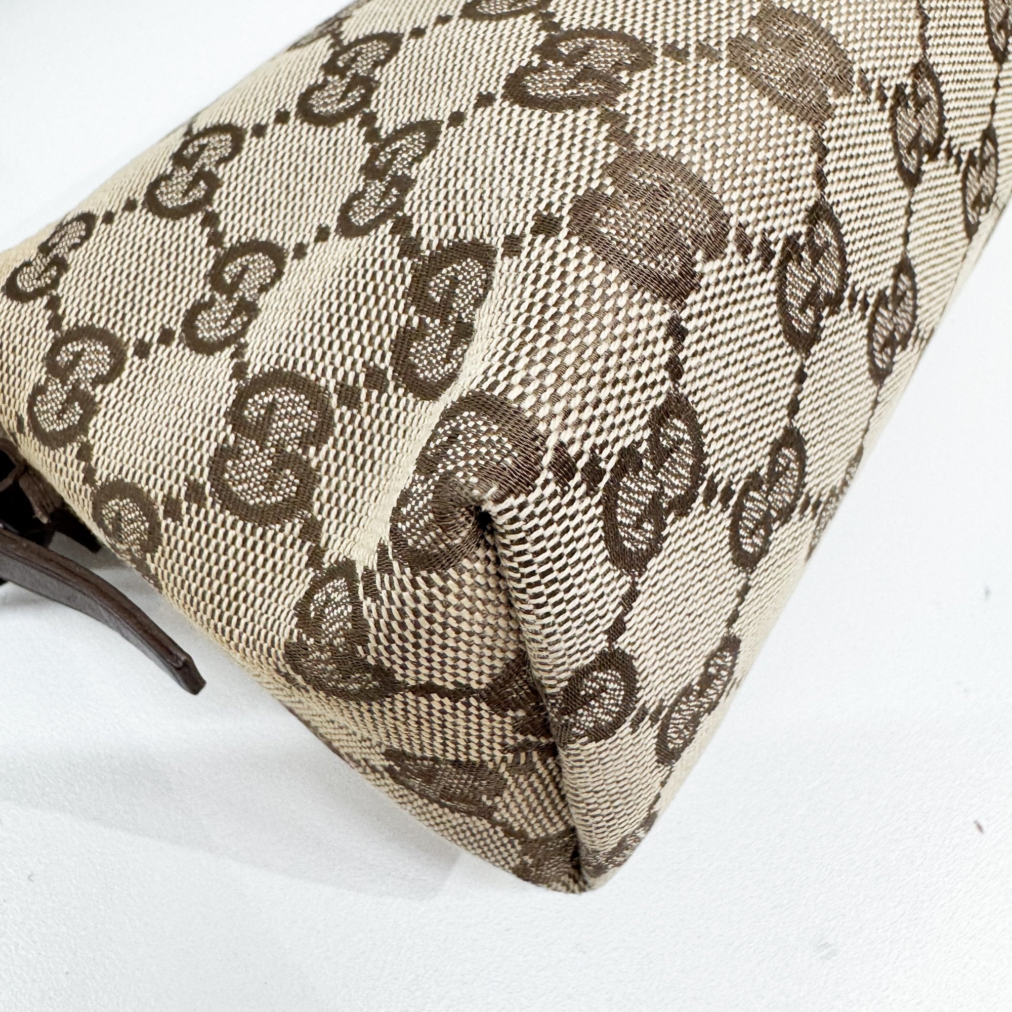 Brown GG Canvas Accessory Pouch