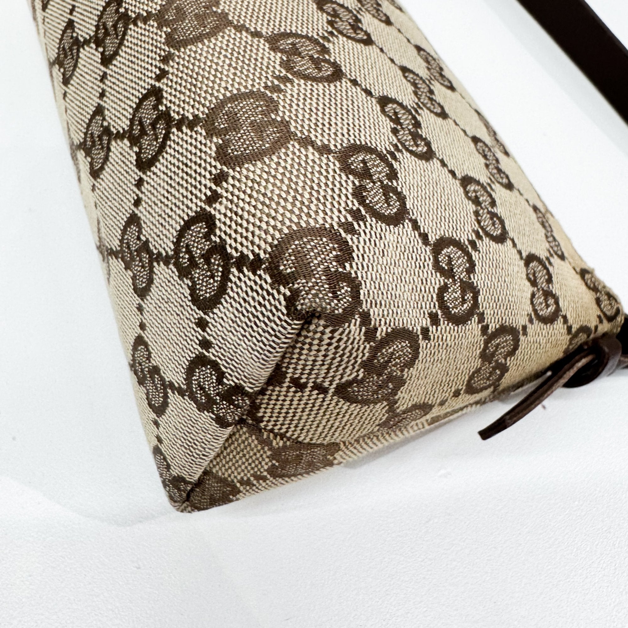 Brown GG Canvas Accessory Pouch