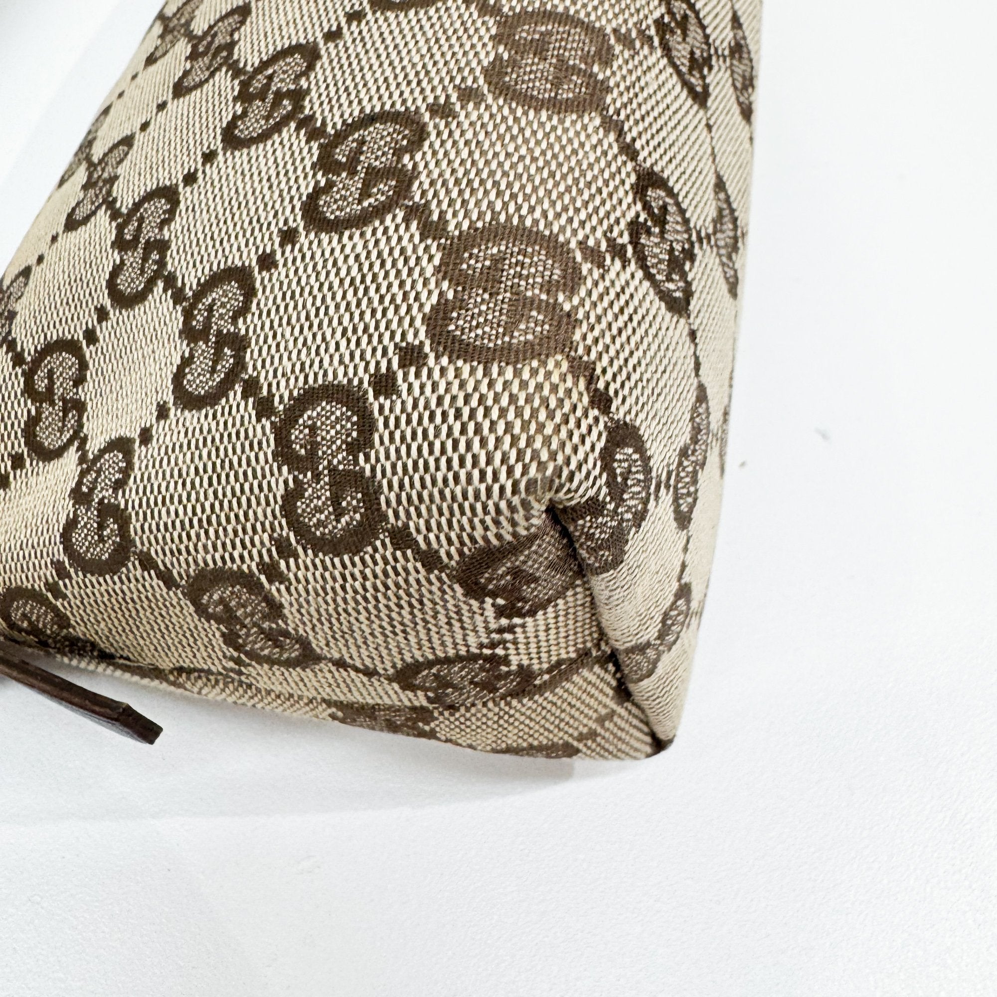 Brown GG Canvas Accessory Pouch