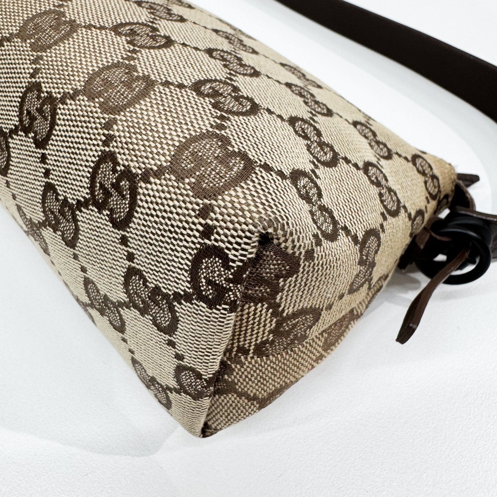 Brown GG Canvas Accessory Pouch