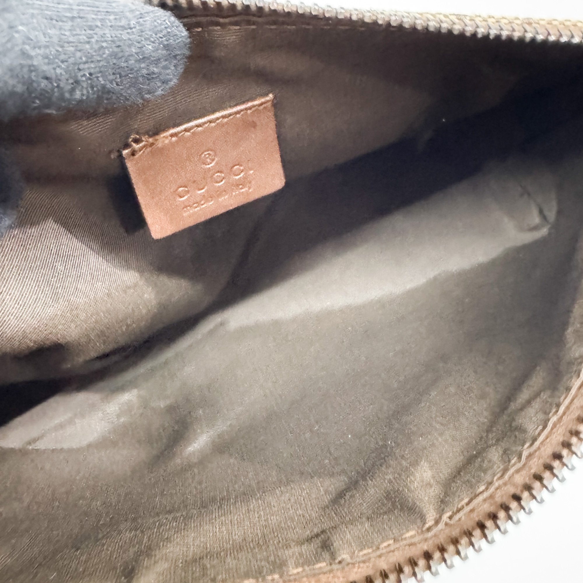 Brown GG Canvas Accessory Pouch