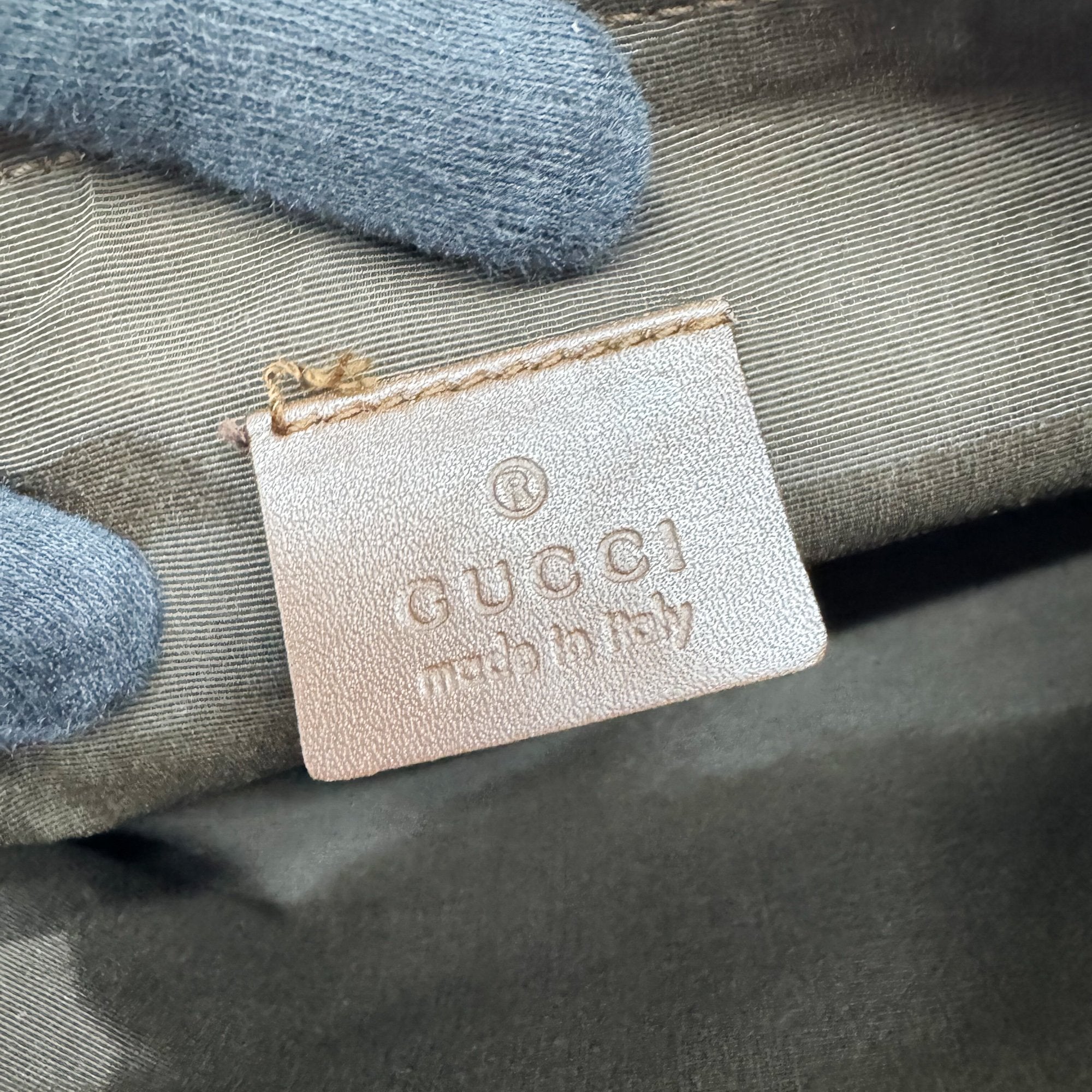 Brown GG Canvas Accessory Pouch