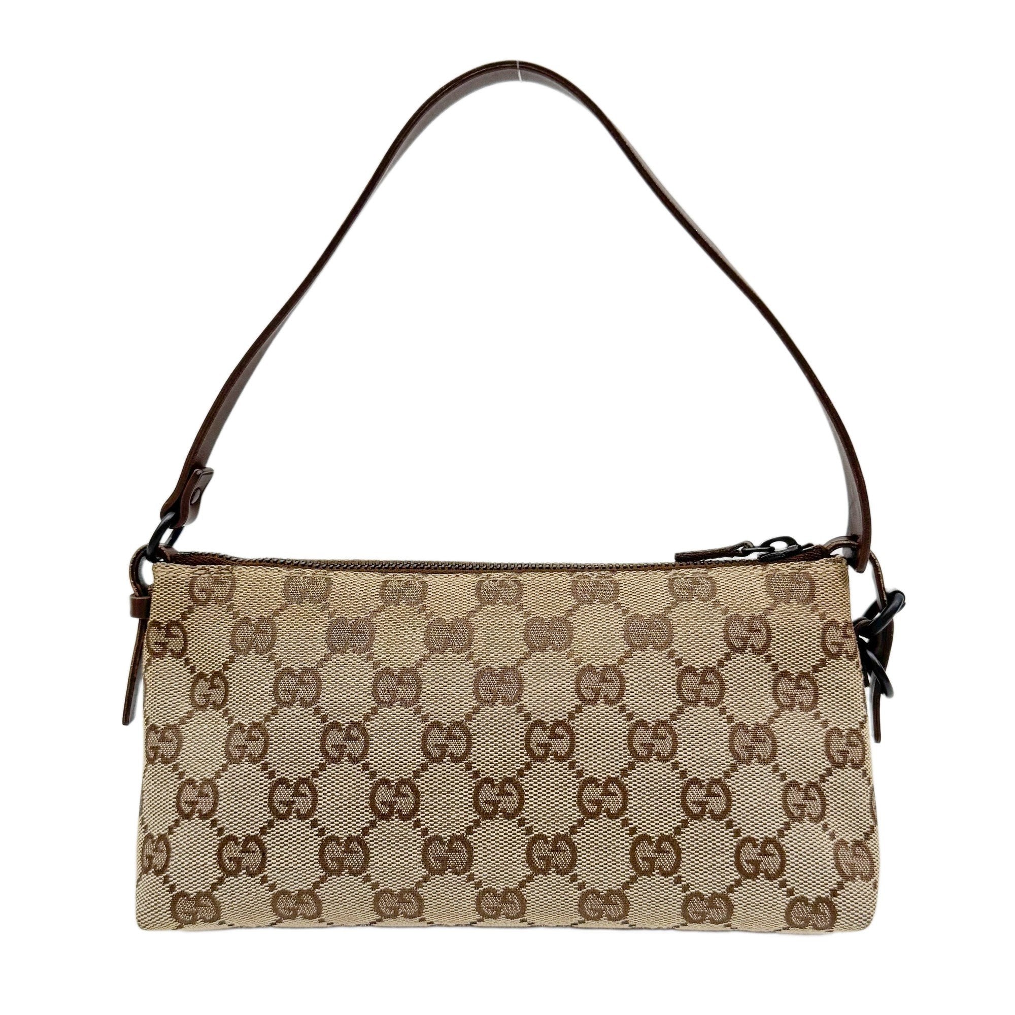 Brown GG Canvas Accessory Pouch