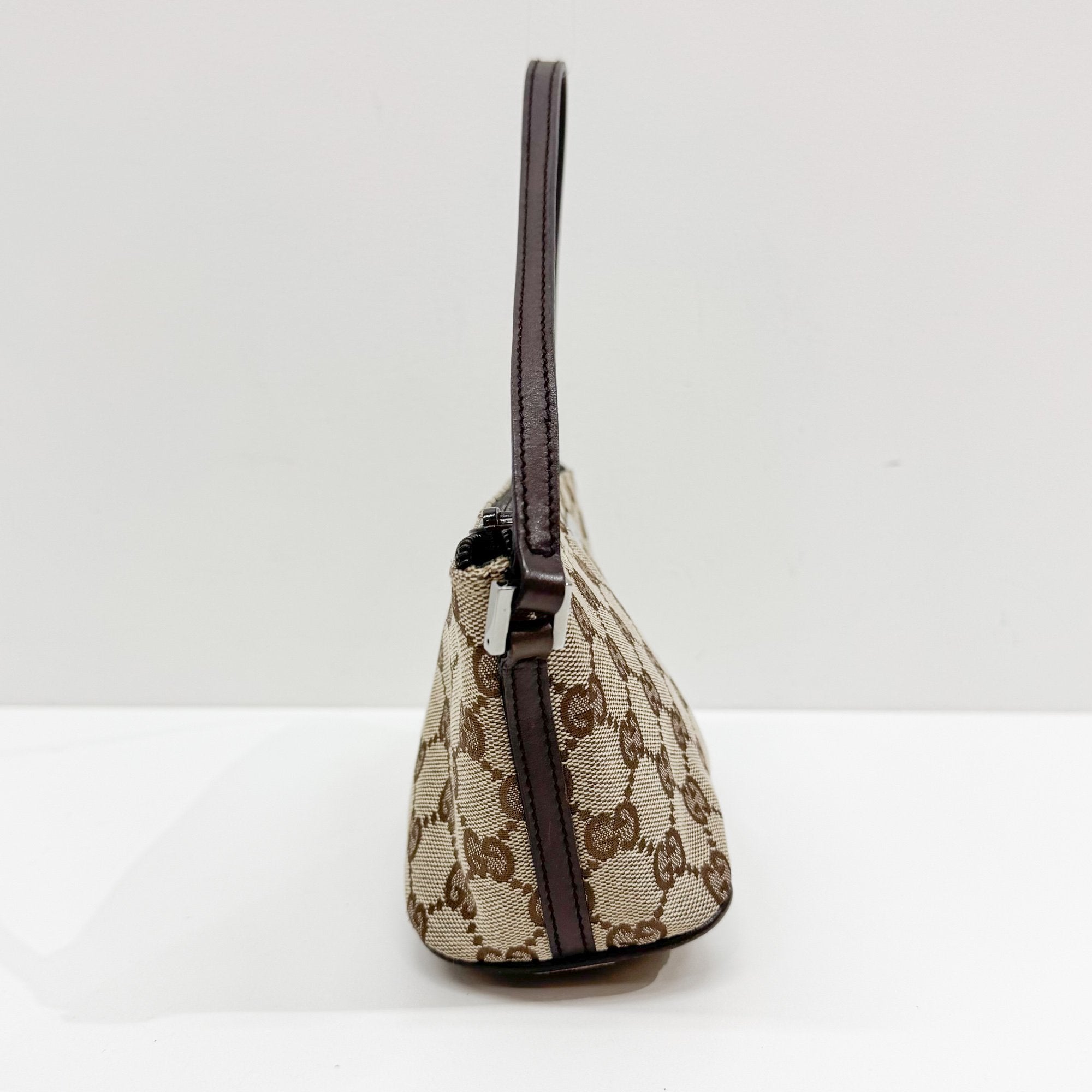 Boat Brown GG Canvas Hand Bag