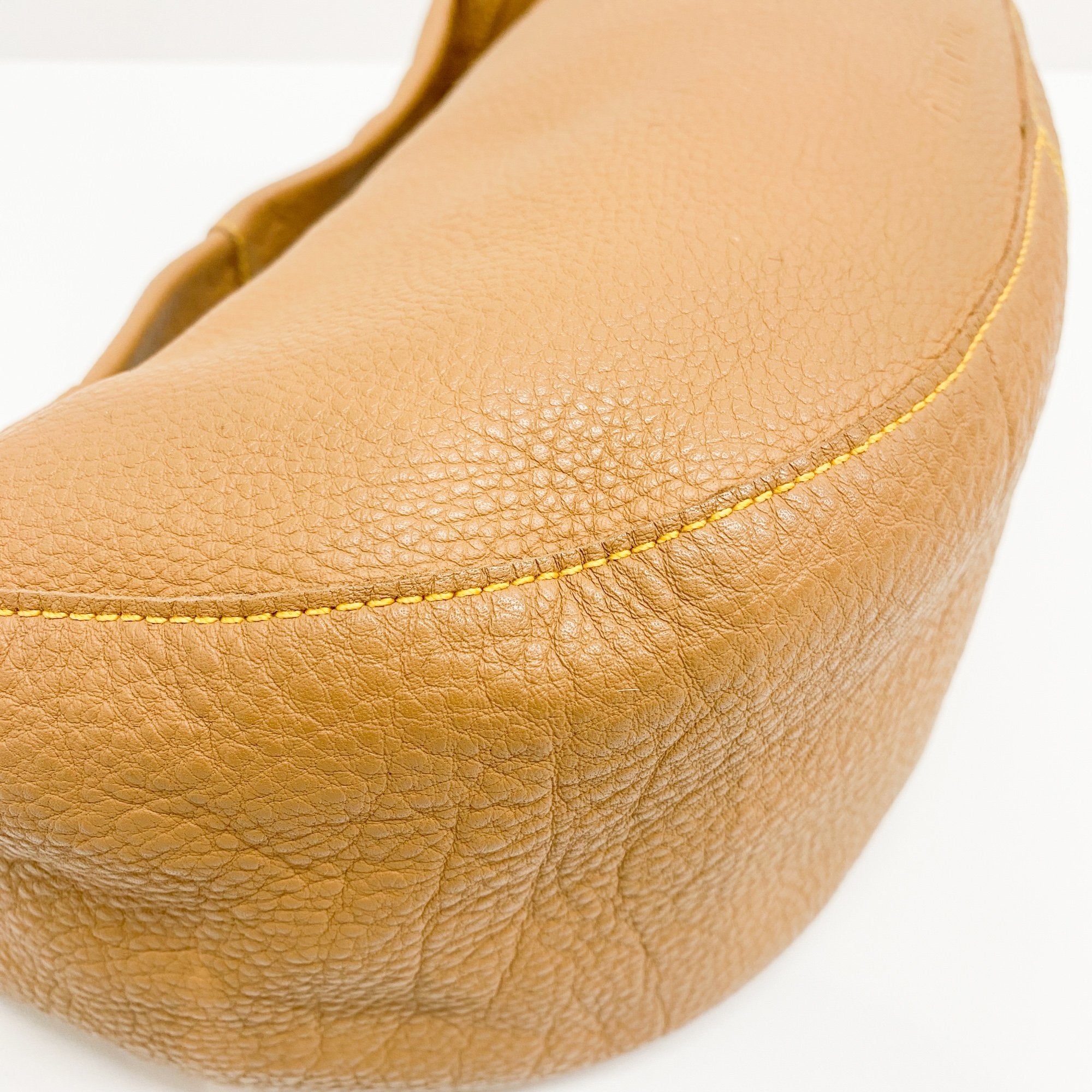 Miu Miu Brown Leather Shoulder Bag