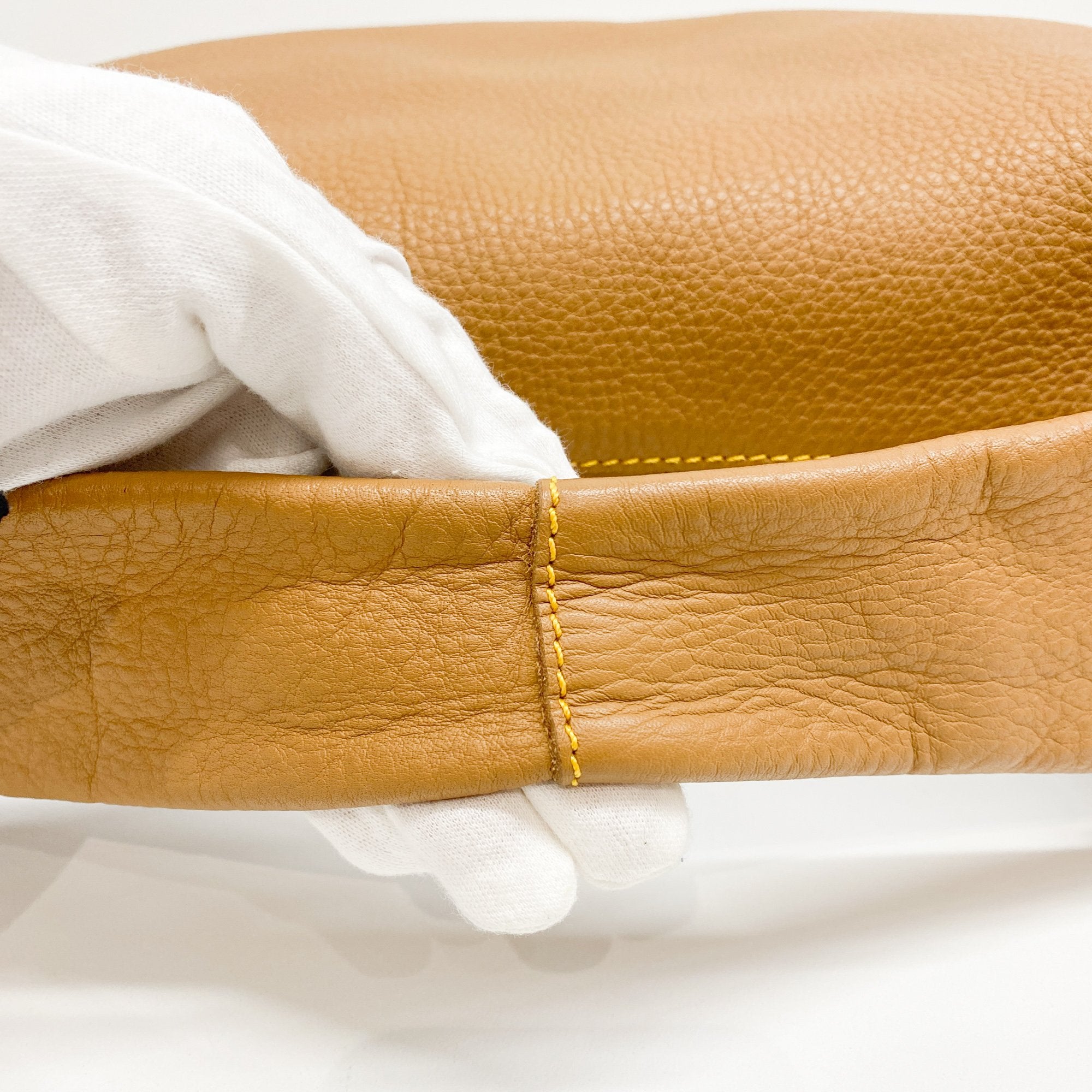 Miu Miu Brown Leather Shoulder Bag