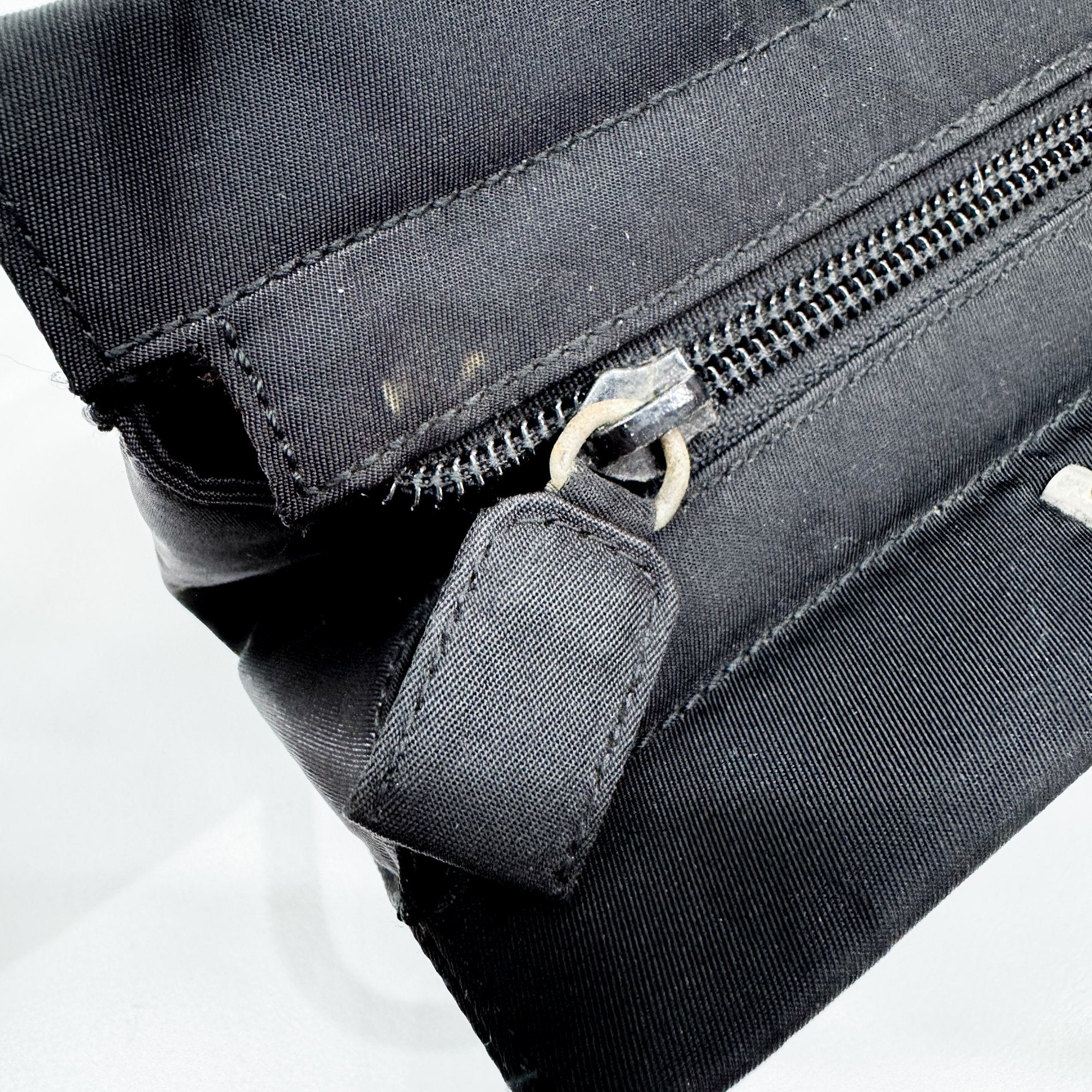 Vintage Prada Tessuto Black Nylon Handbag