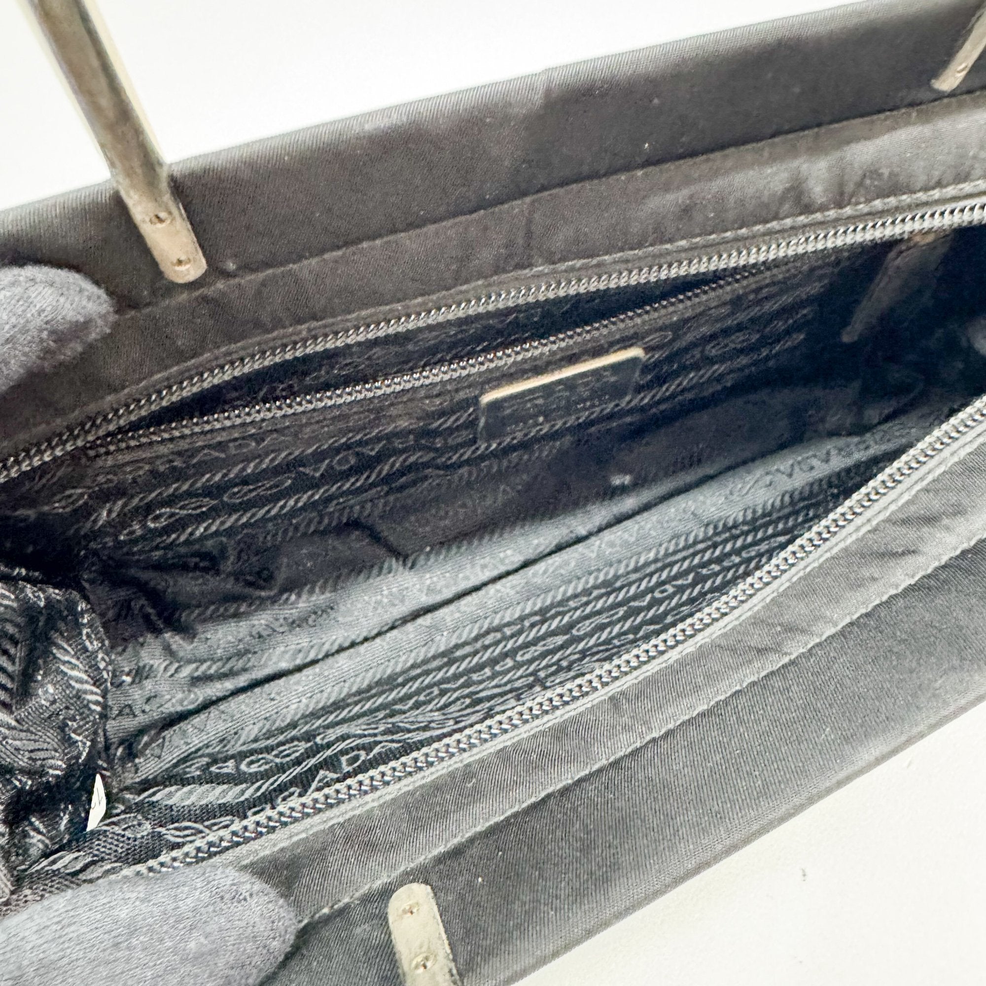 Vintage Prada Tessuto Black Nylon Handbag