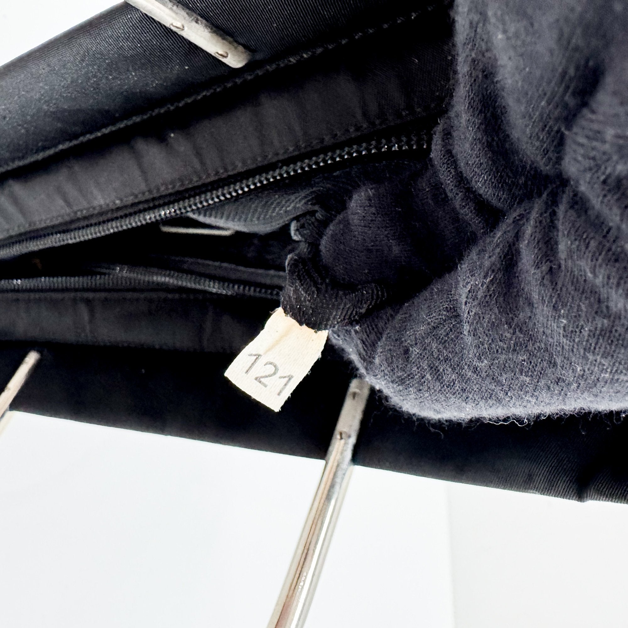 Vintage Prada Tessuto Black Nylon Handbag