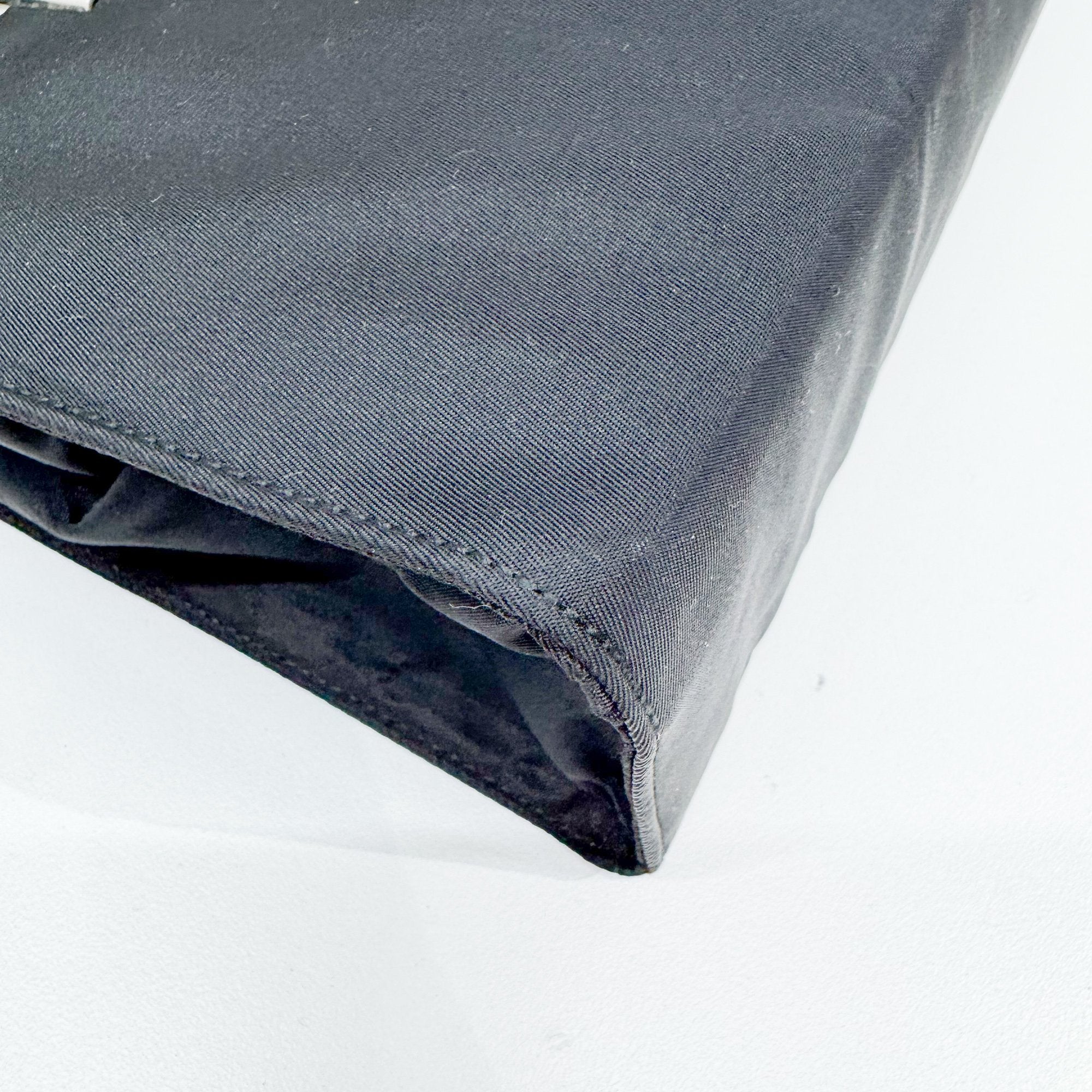 Vintage Prada Tessuto Black Nylon Handbag