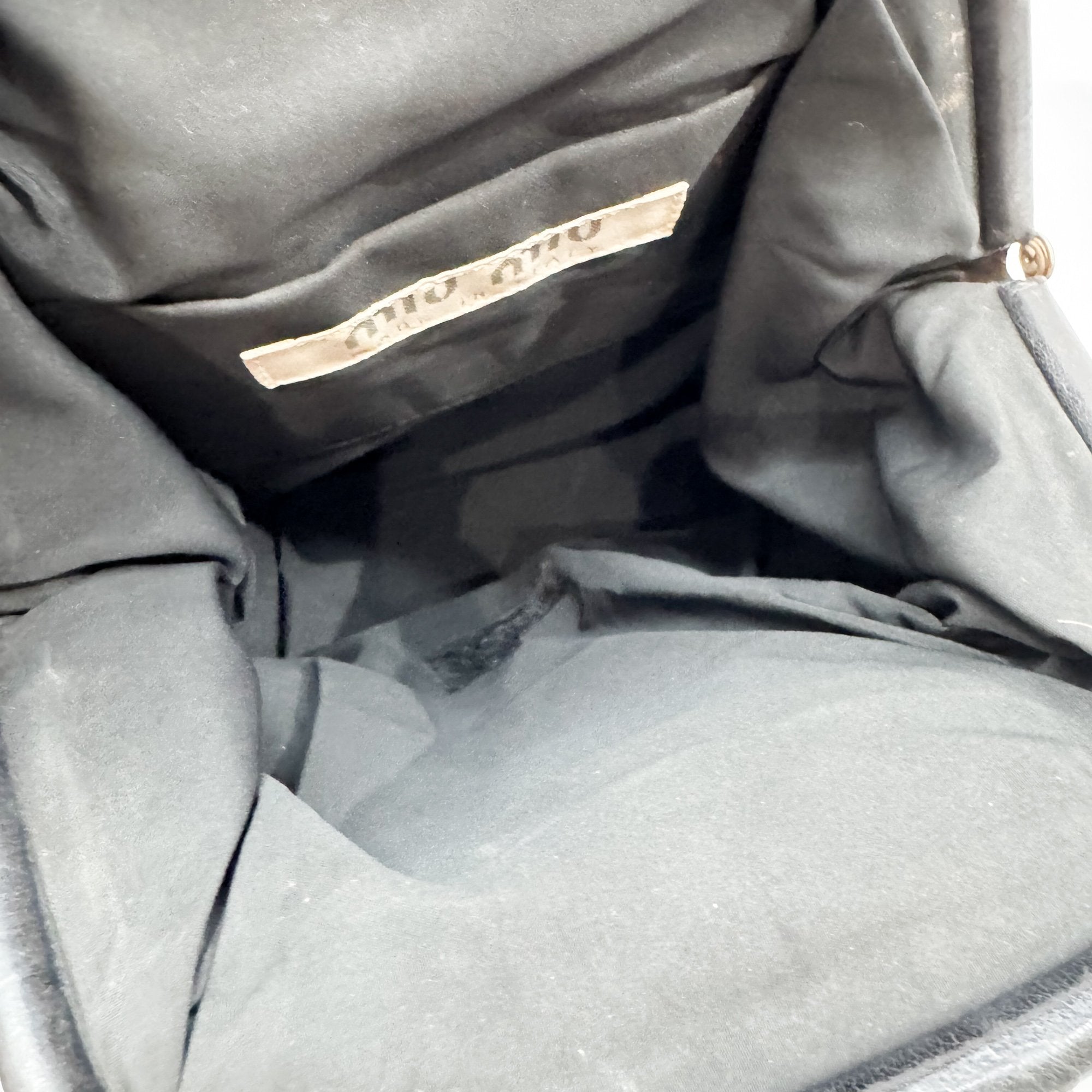 Archive Black Leather Hand Bag