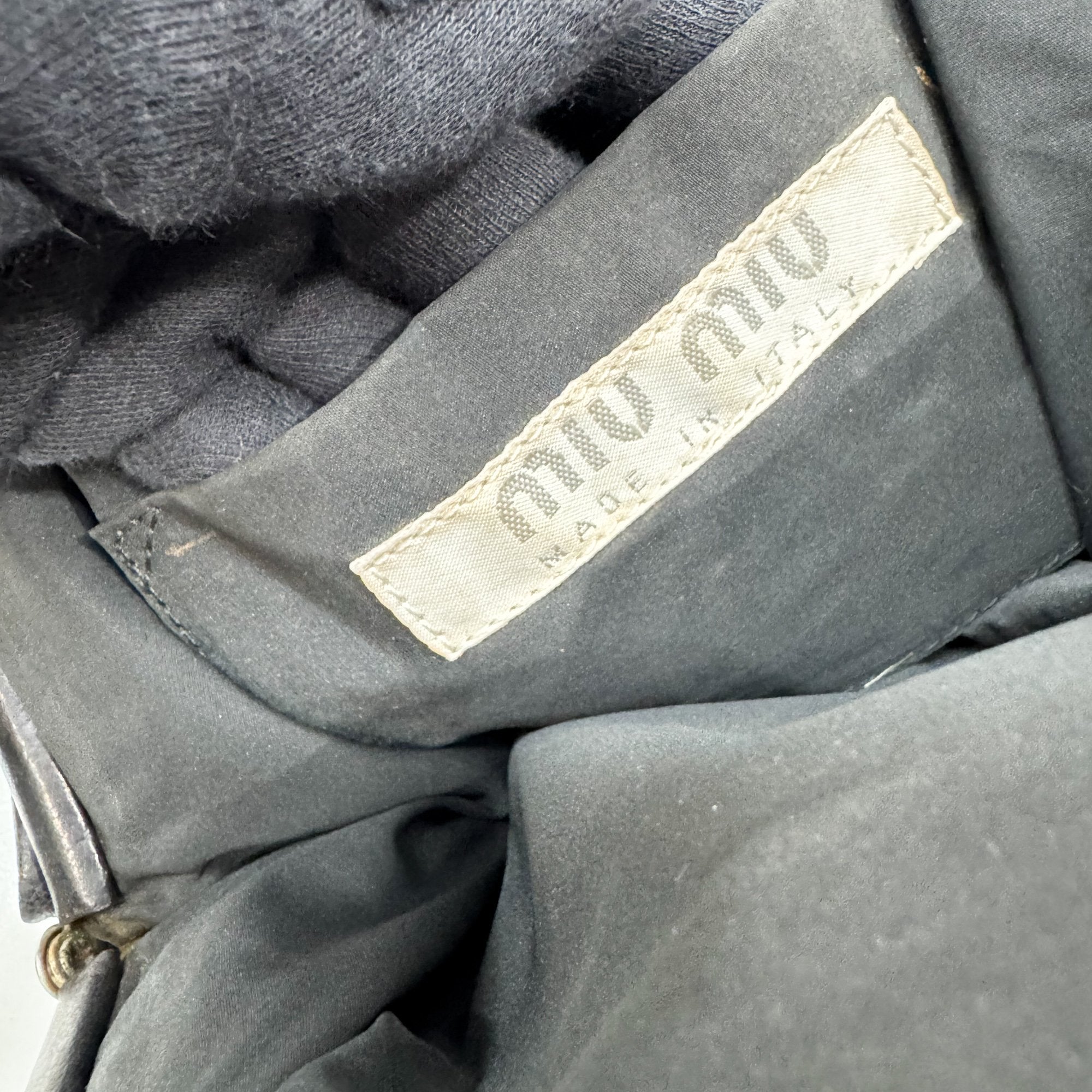 Archive Black Leather Hand Bag