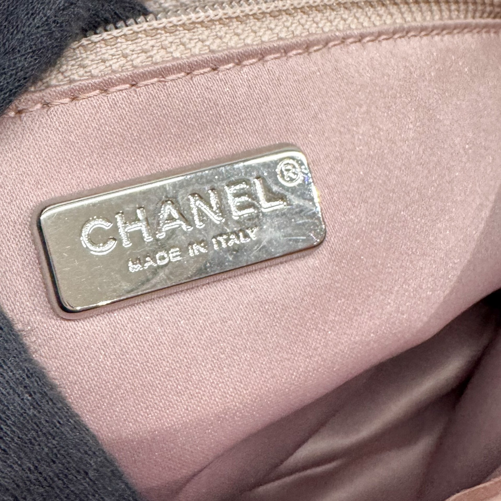 Double Flap Pink Sequin Shoulder Bag