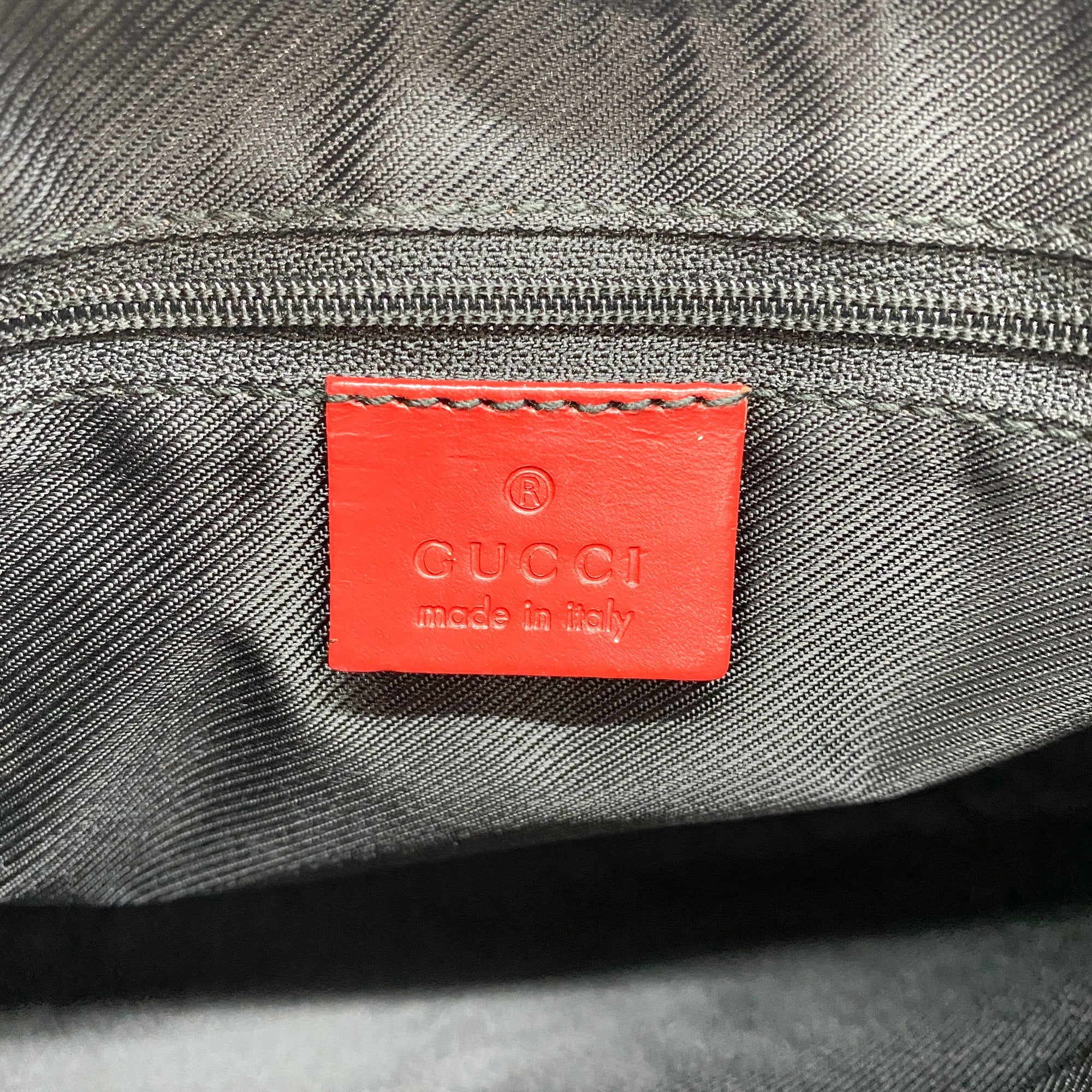 Jackie Red GG Canvas Shoulder Bag