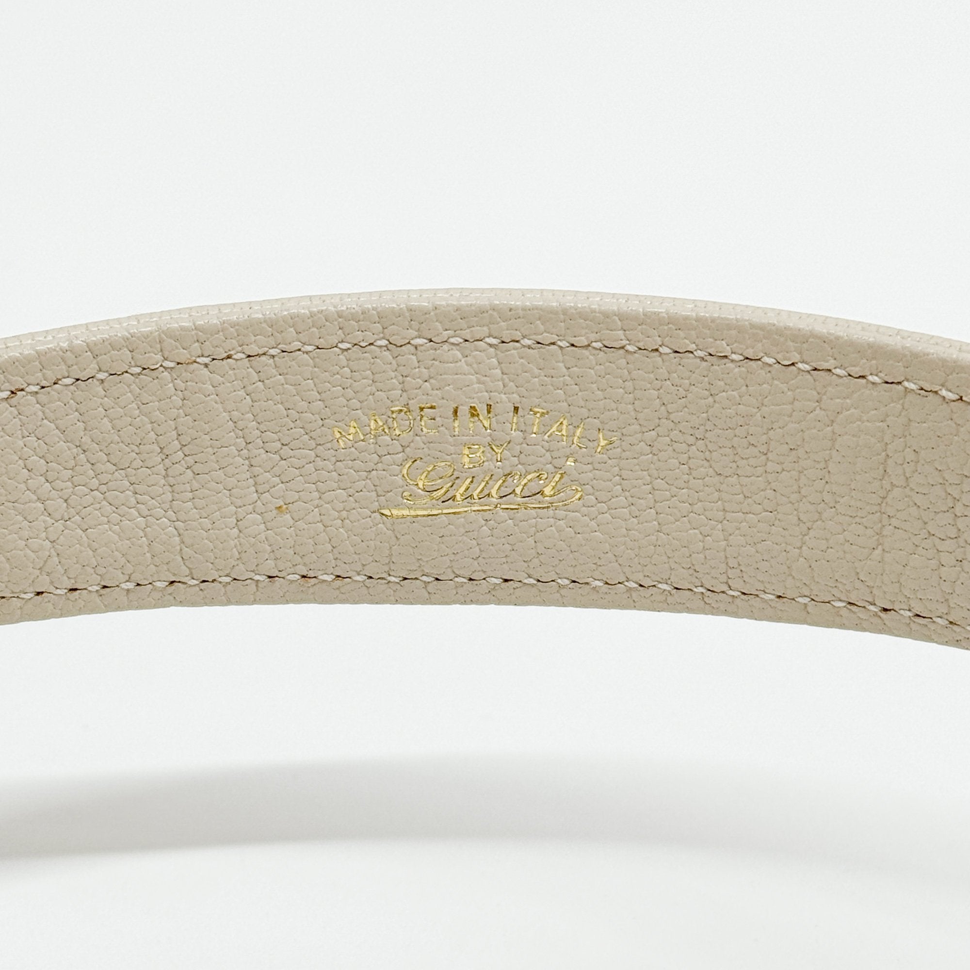 Aphrodite Eggshell White Leather Shoulder Bag