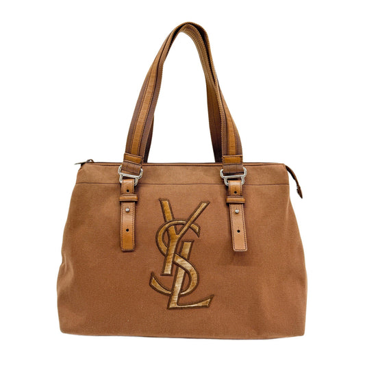Kahala Brown Cotton Tote Bag