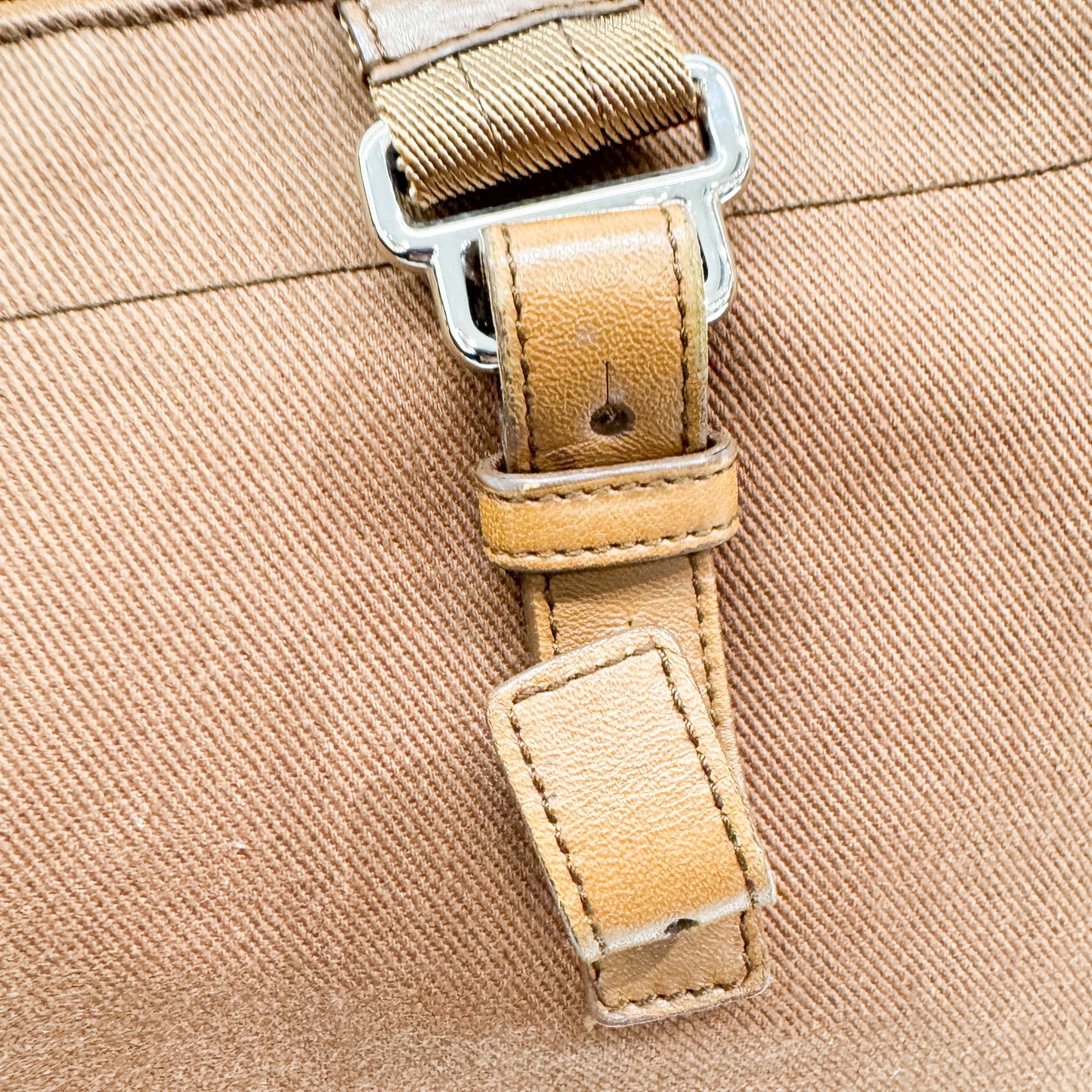 Kahala Brown Cotton Tote Bag